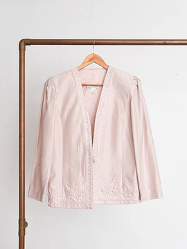 Blazer rosa pastel 80s