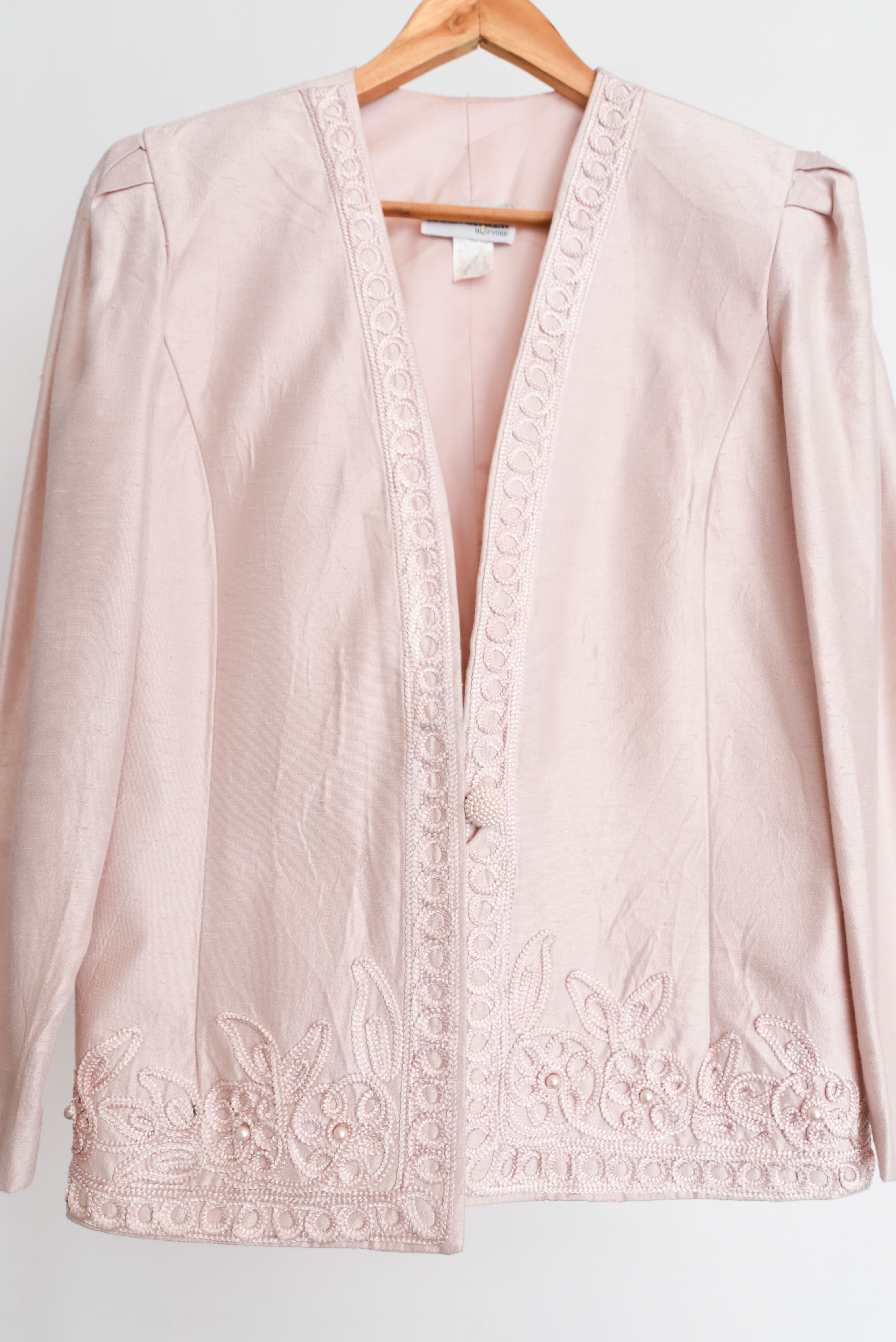 Blazer rosa pastel 80s