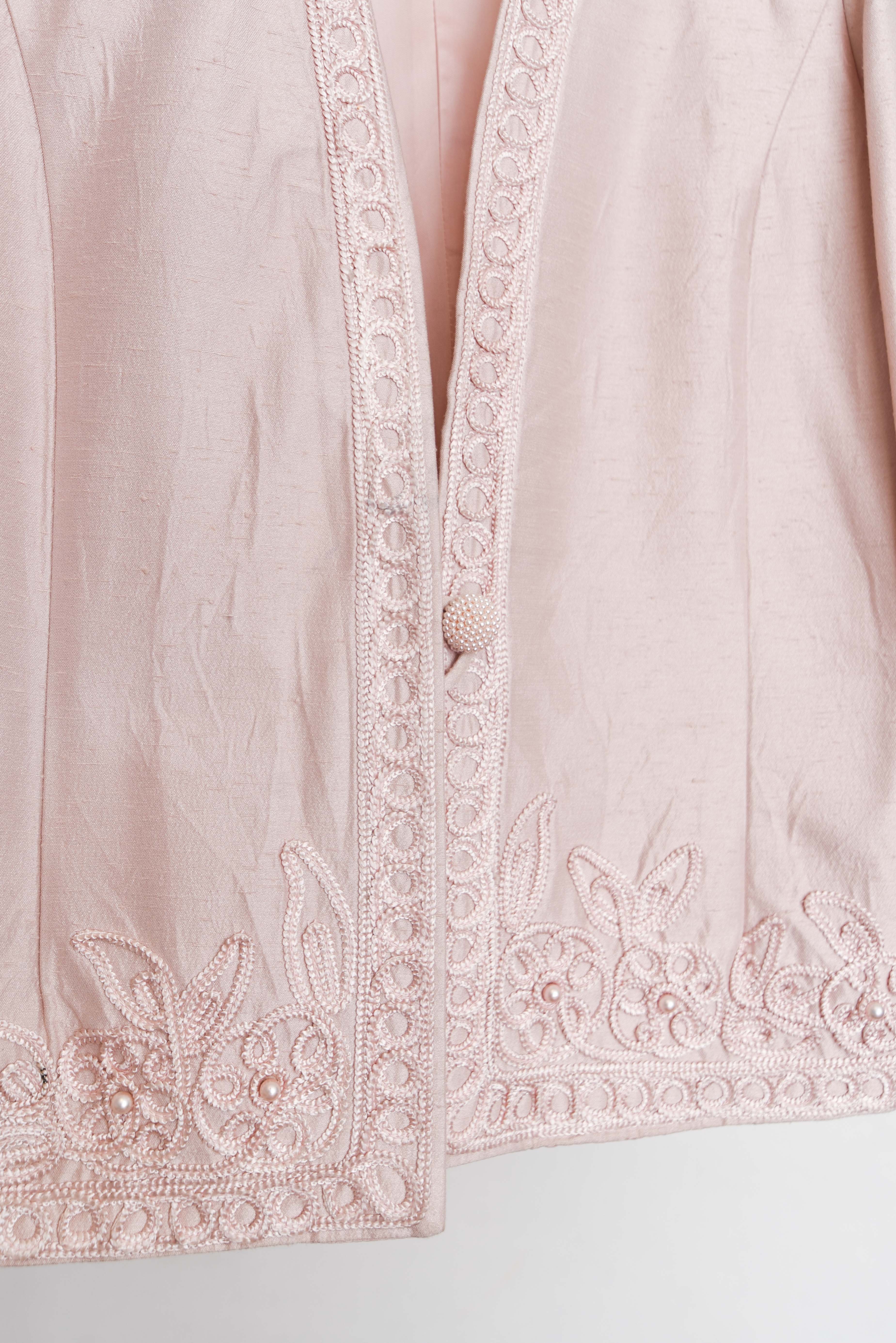 Blazer rosa pastel 80s