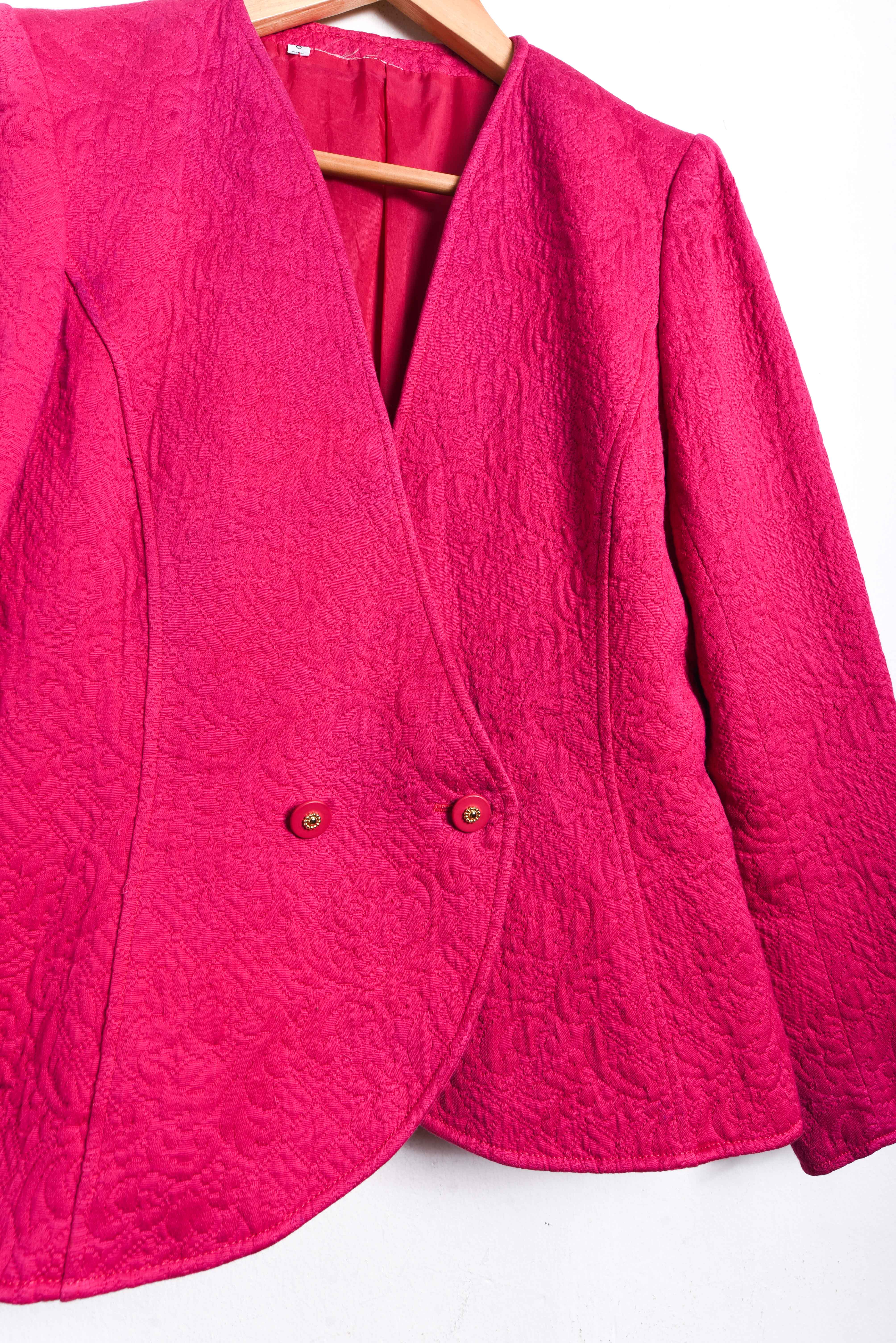 Blazer vintage 80s quilted