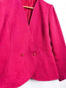 Blazer vintage 80s quilted