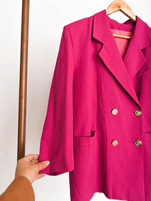 Blazer vintage 90s magenta