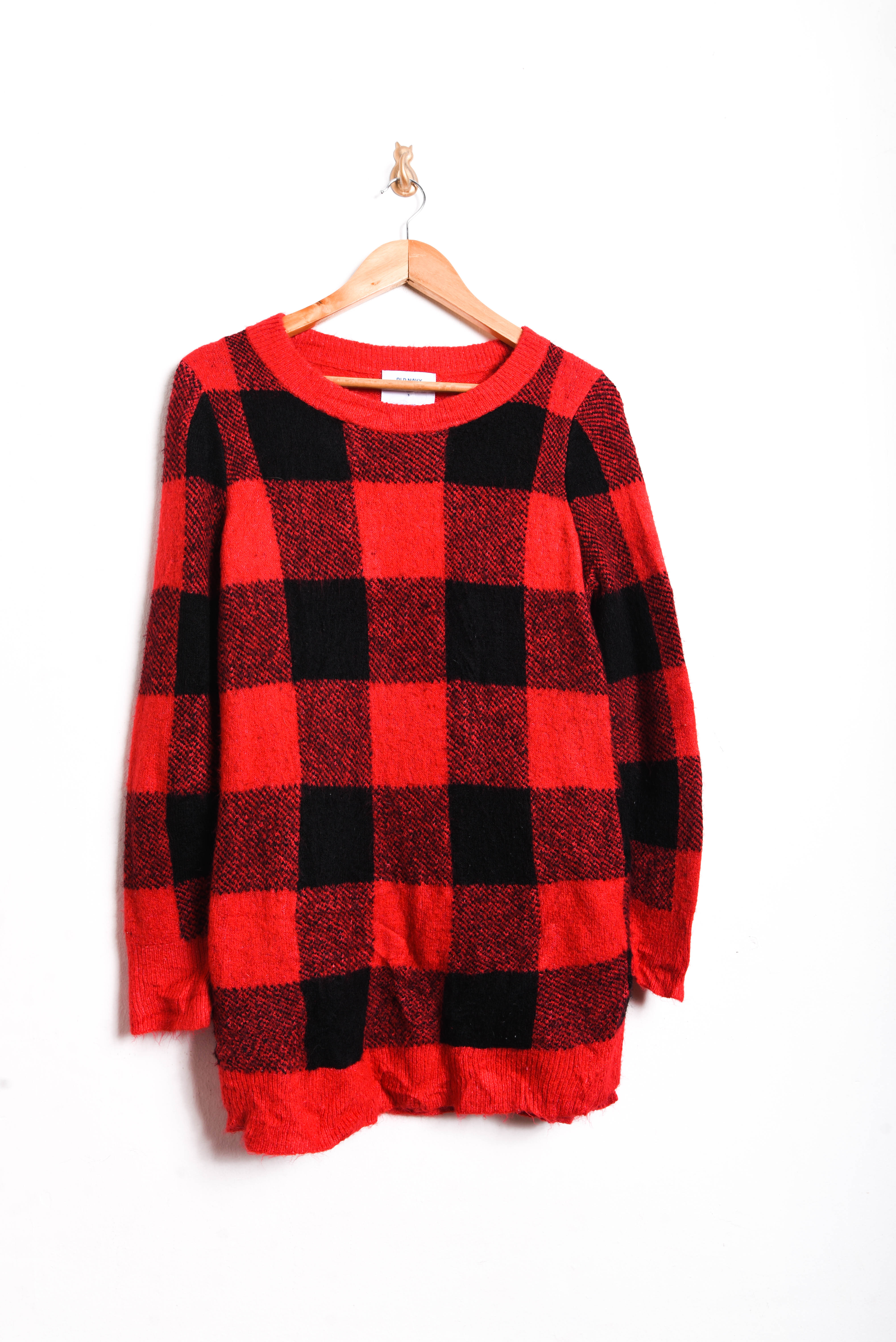 Chaleco rojo cuadros