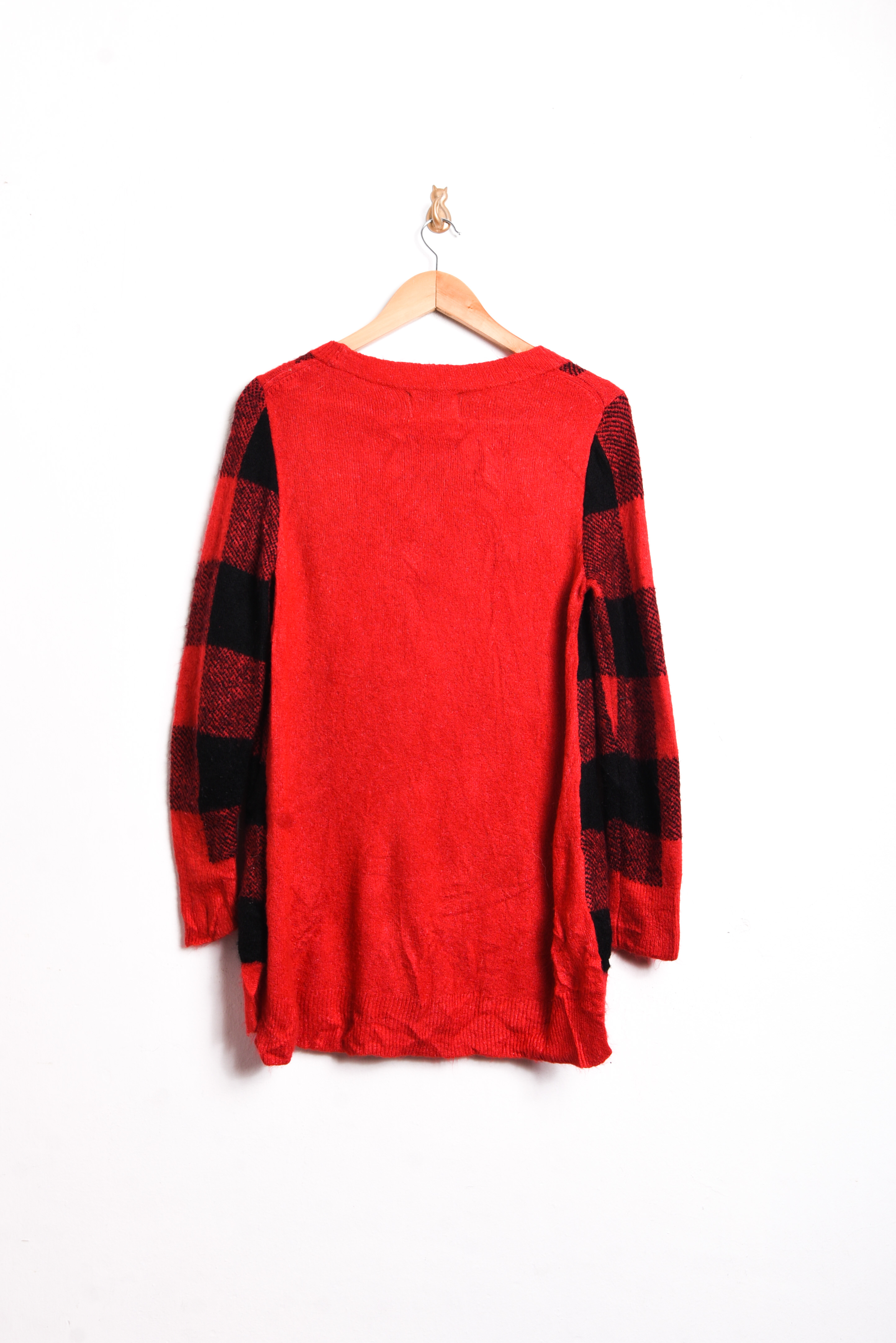 Chaleco rojo cuadros