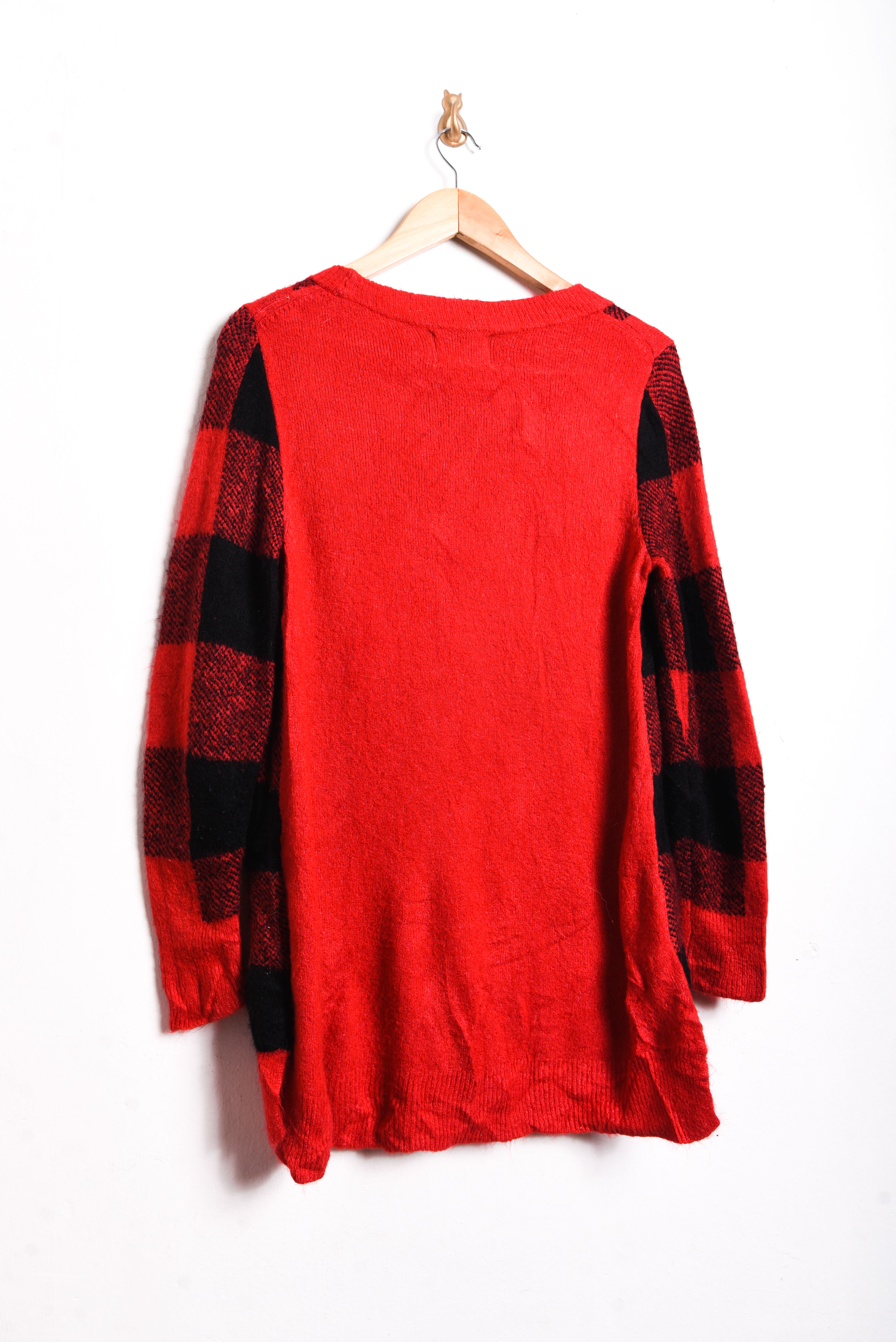 Chaleco rojo cuadros