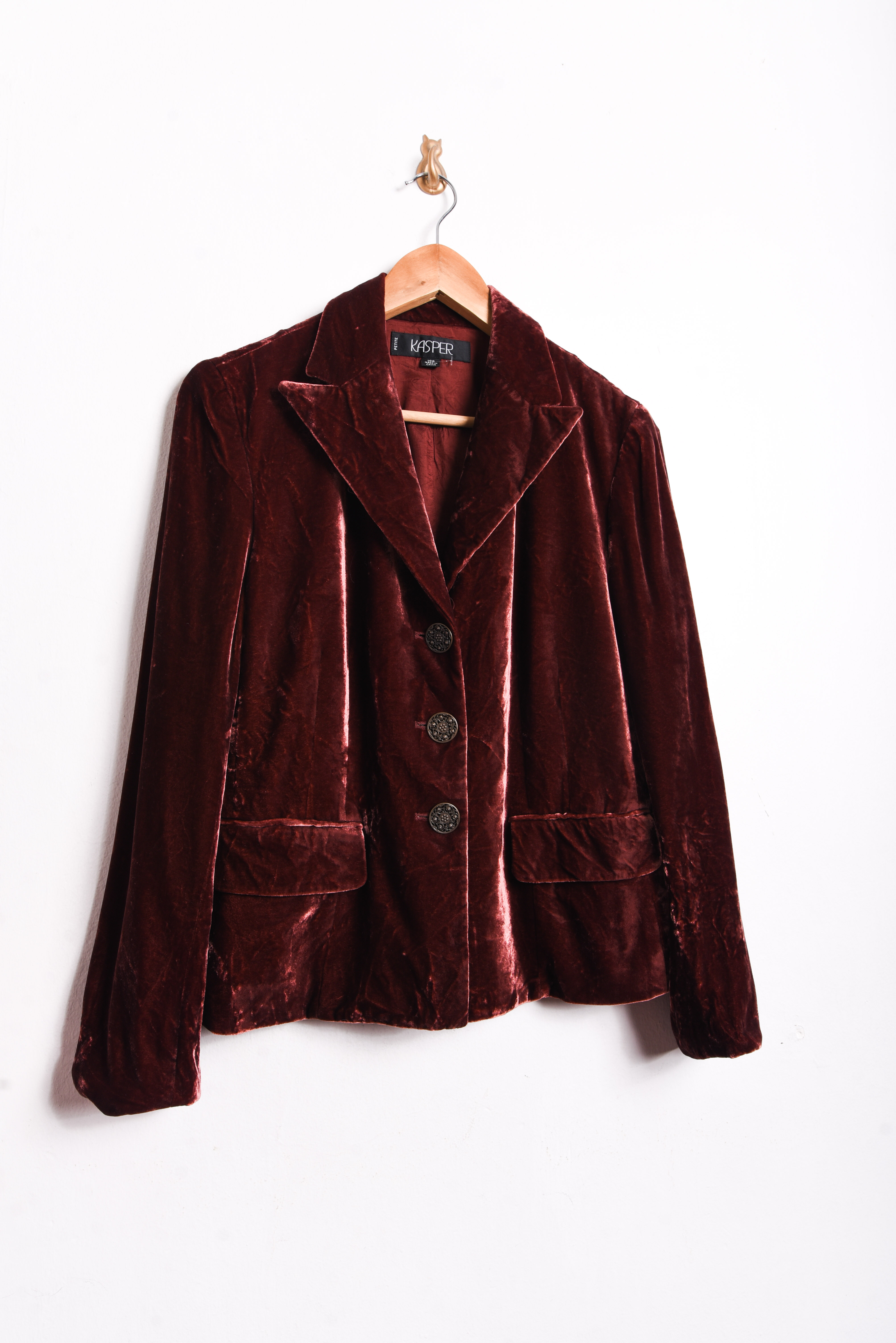 Blazer granate velvet