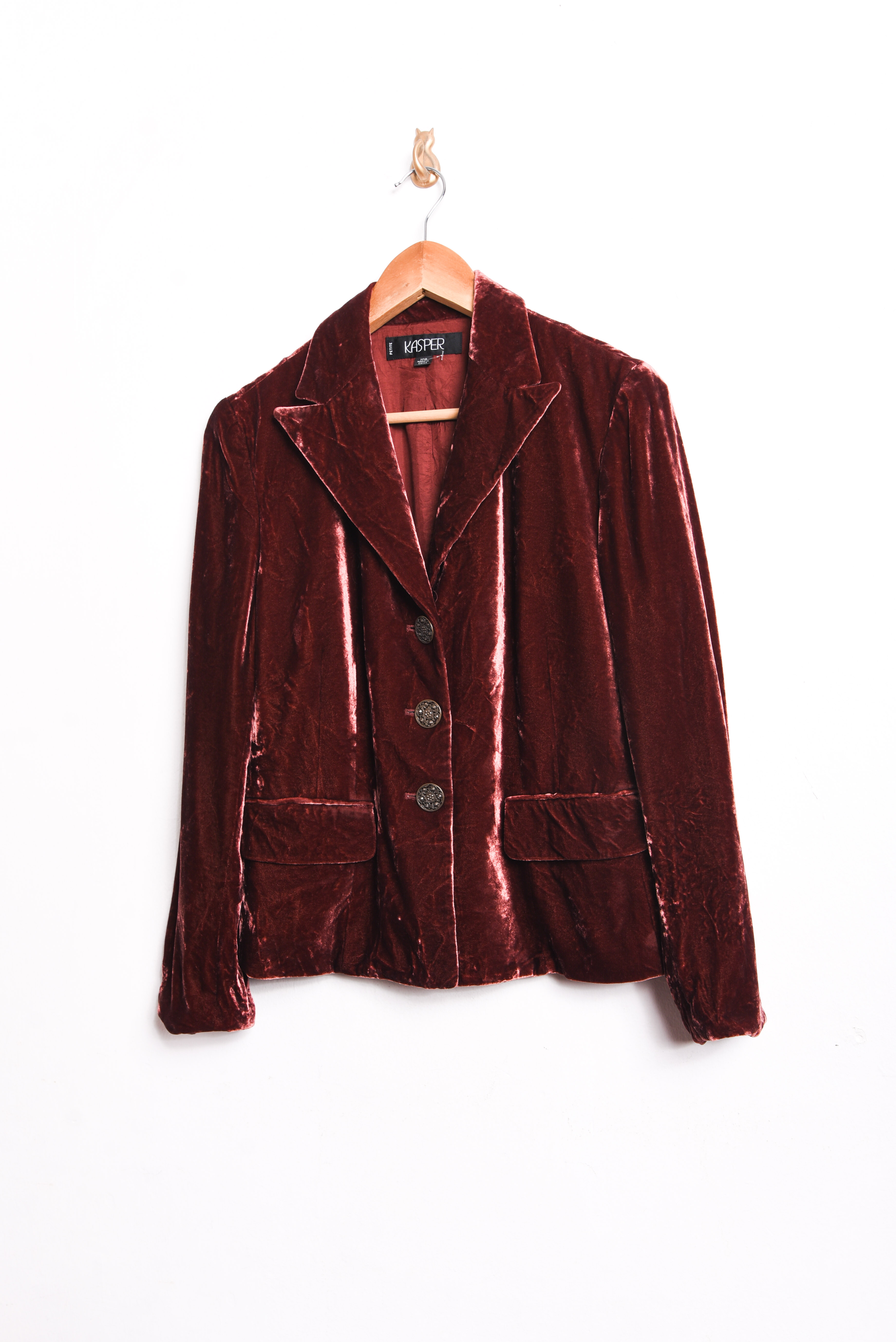 Blazer granate velvet
