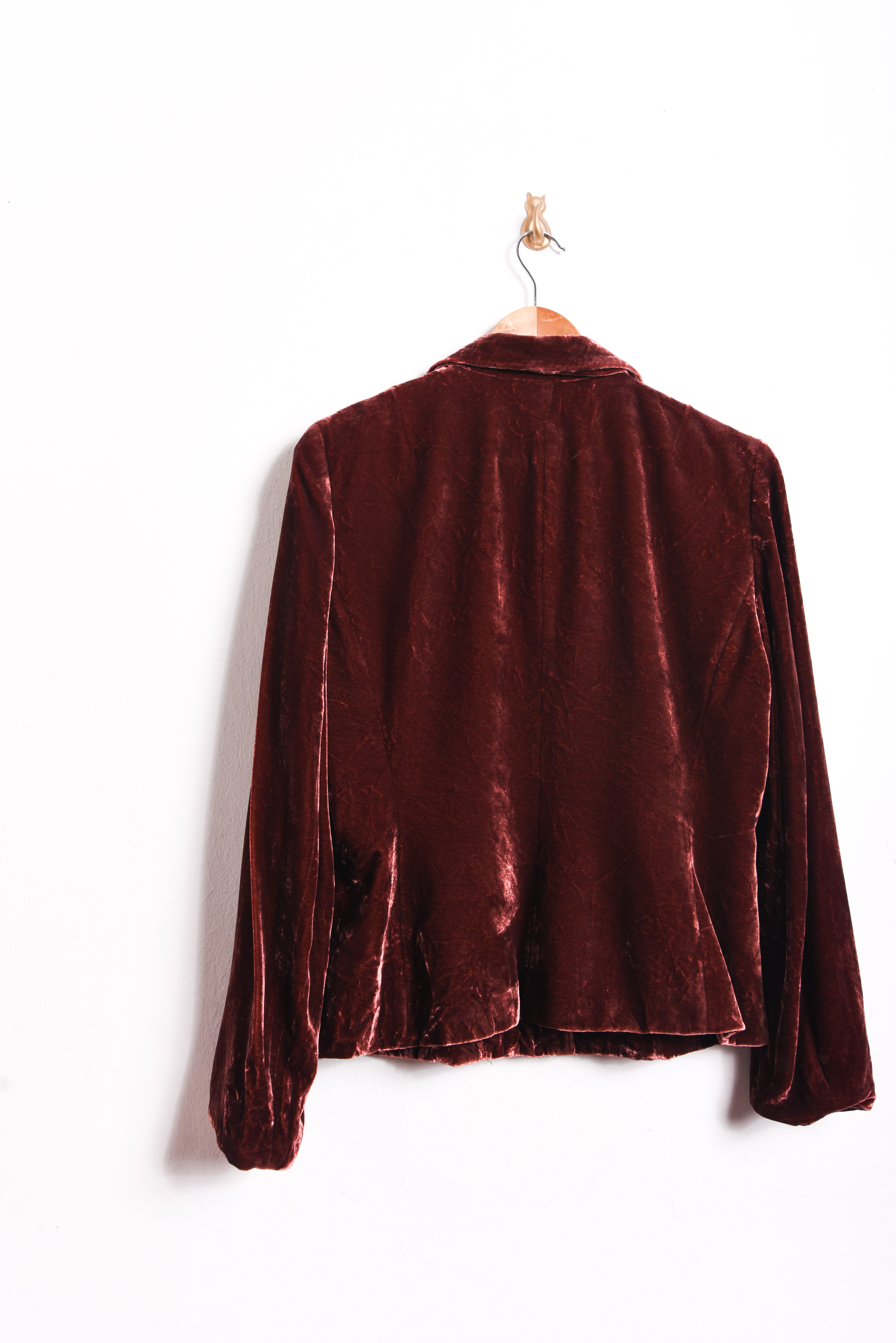 Blazer granate velvet