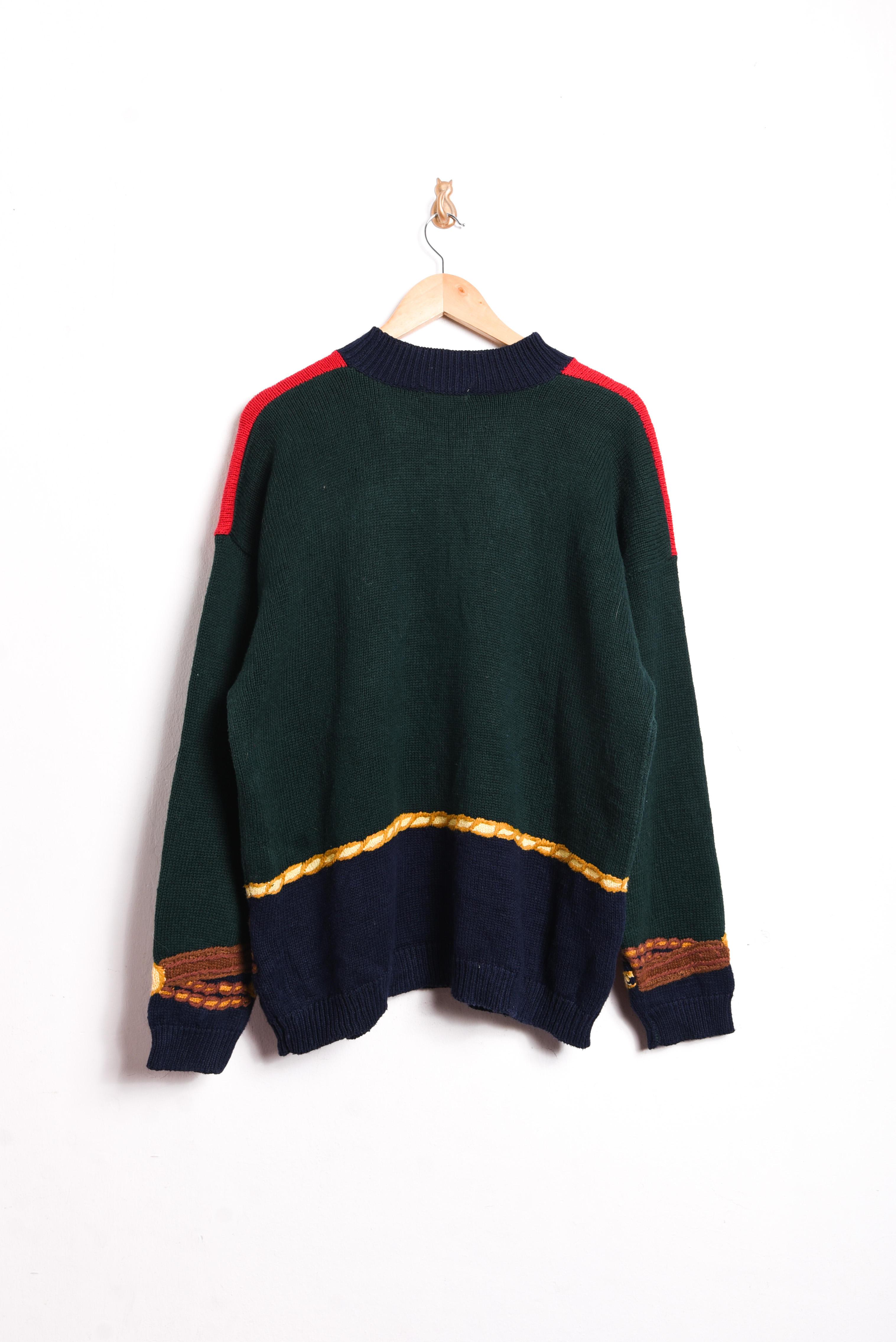 Chaleco 90s equestrian vintage reworked