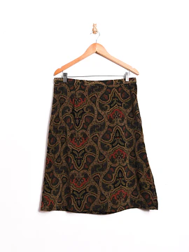 Falda verde baroque otoño
