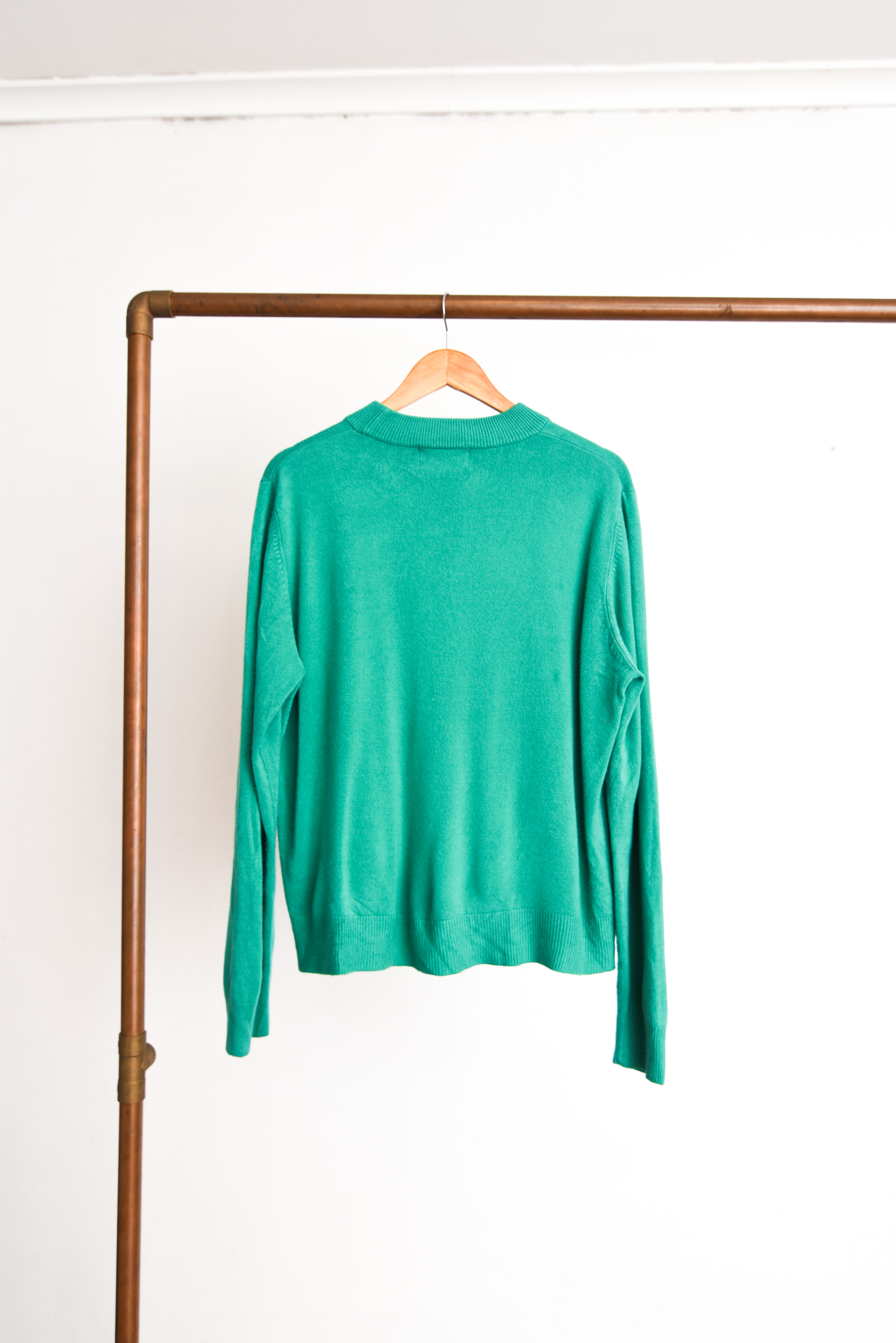 Chaleco 90s verde jade
