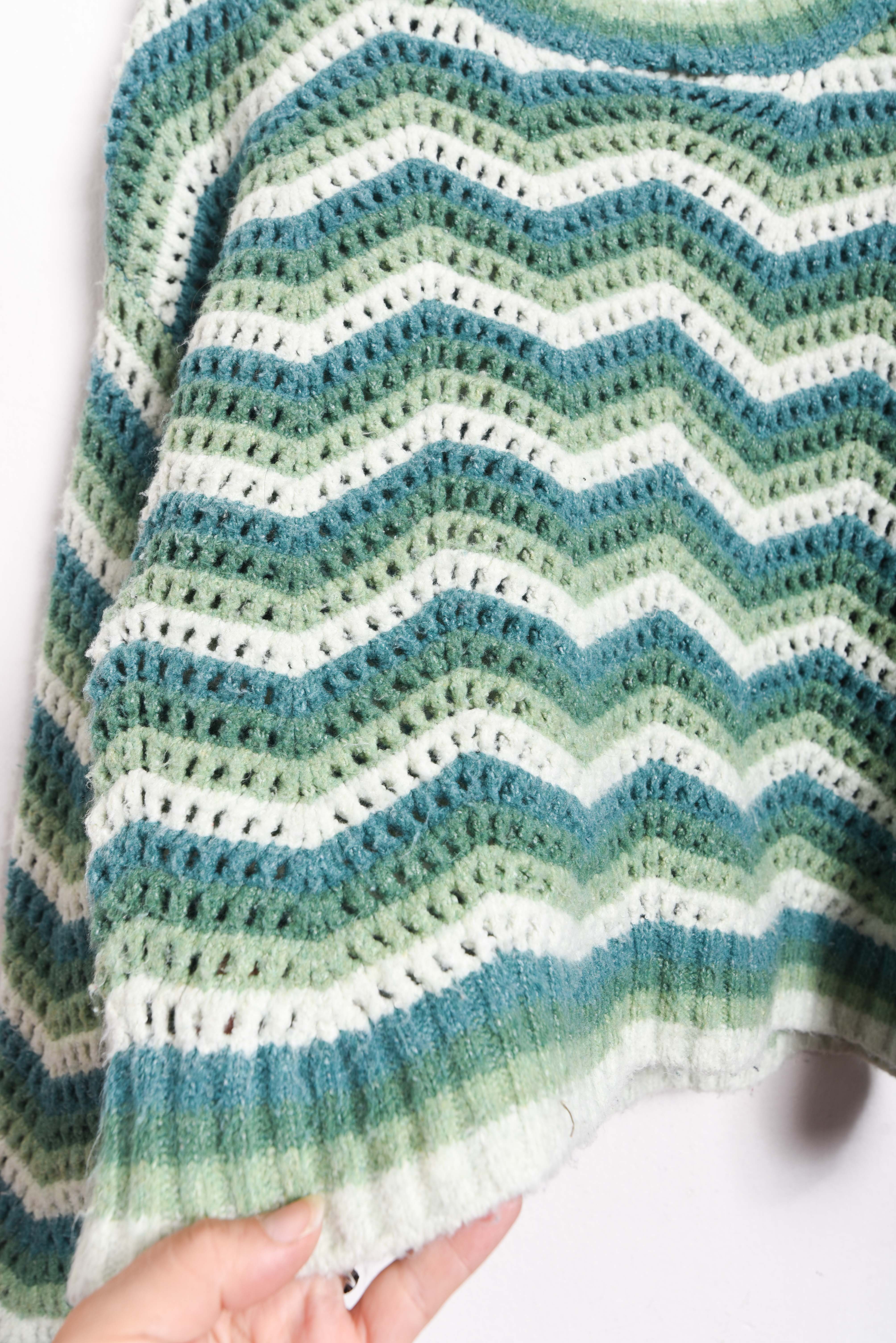 Chaleco zigzag green