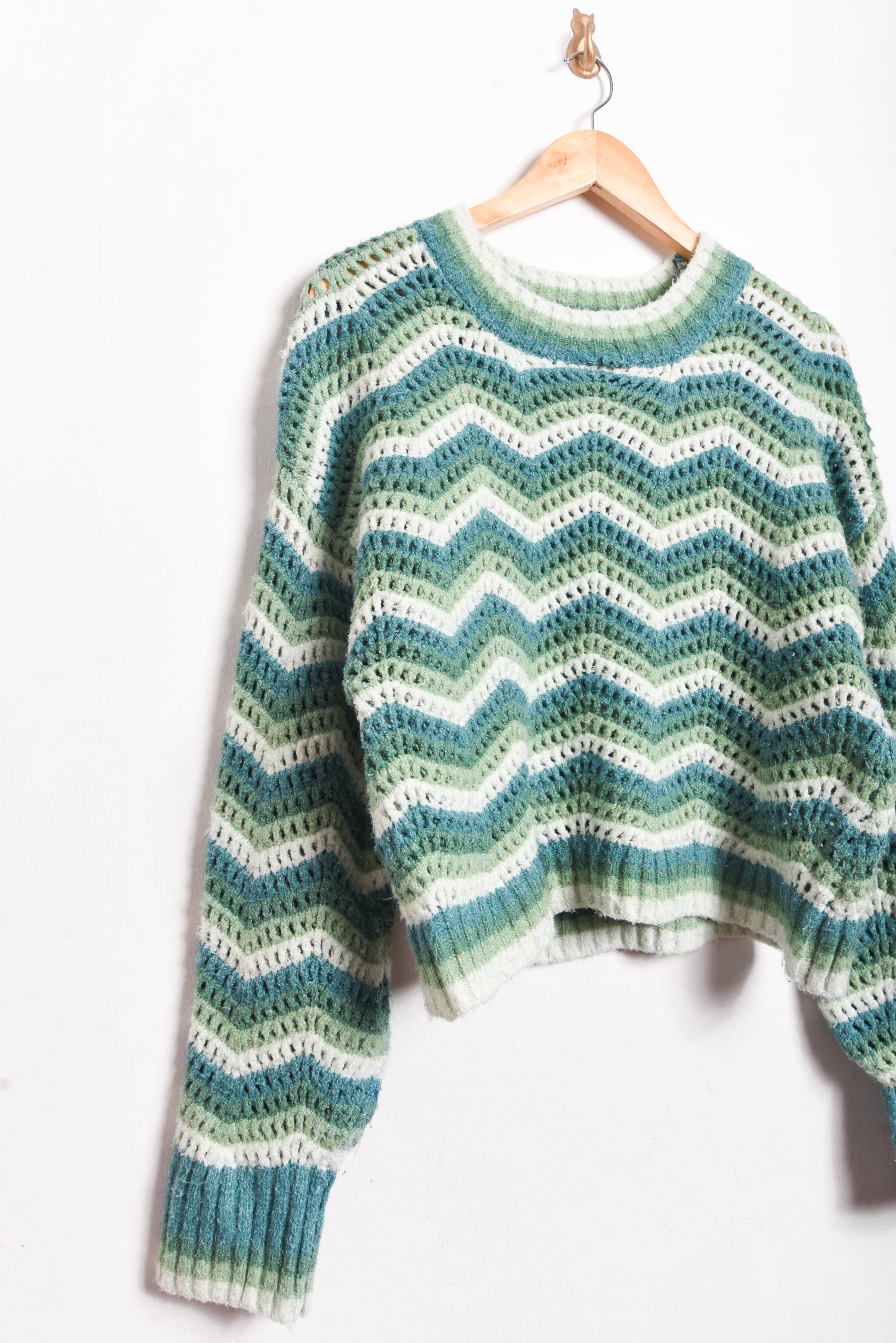 Chaleco zigzag green