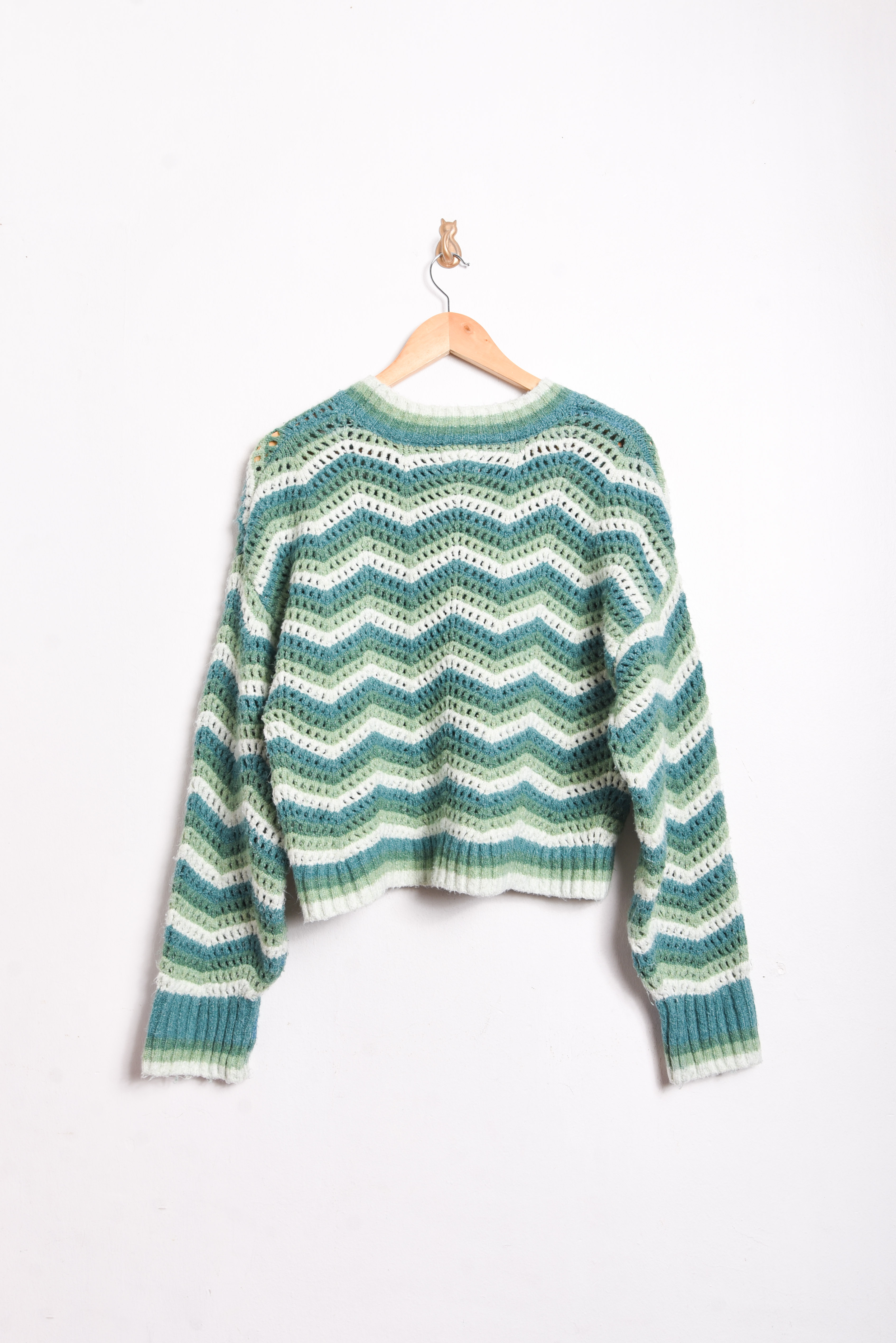 Chaleco zigzag green