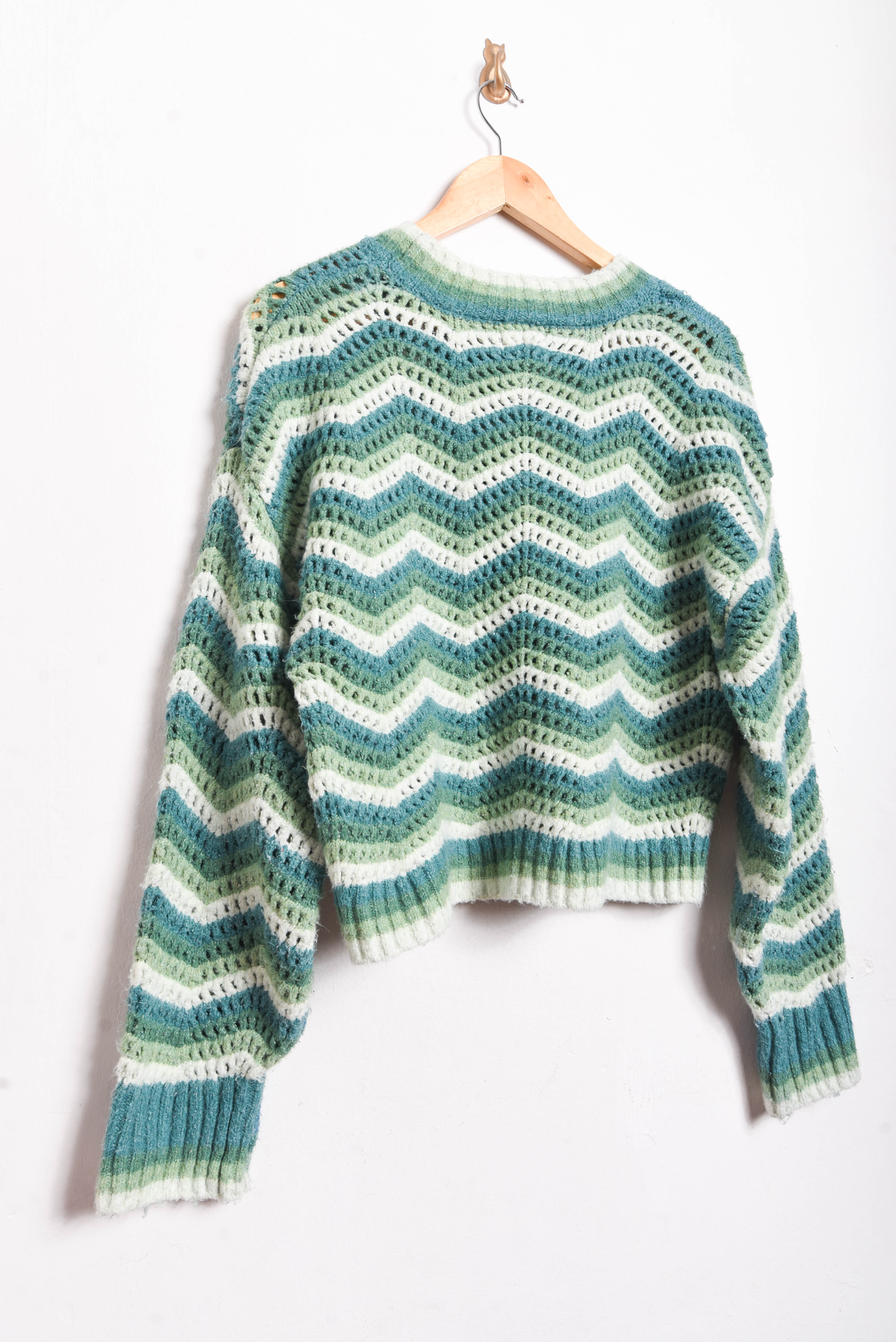 Chaleco zigzag green