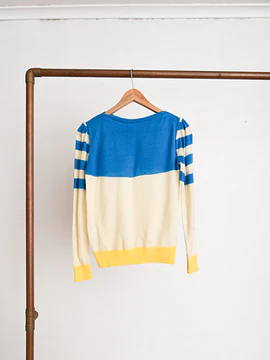 Chaleco tricolor 70s