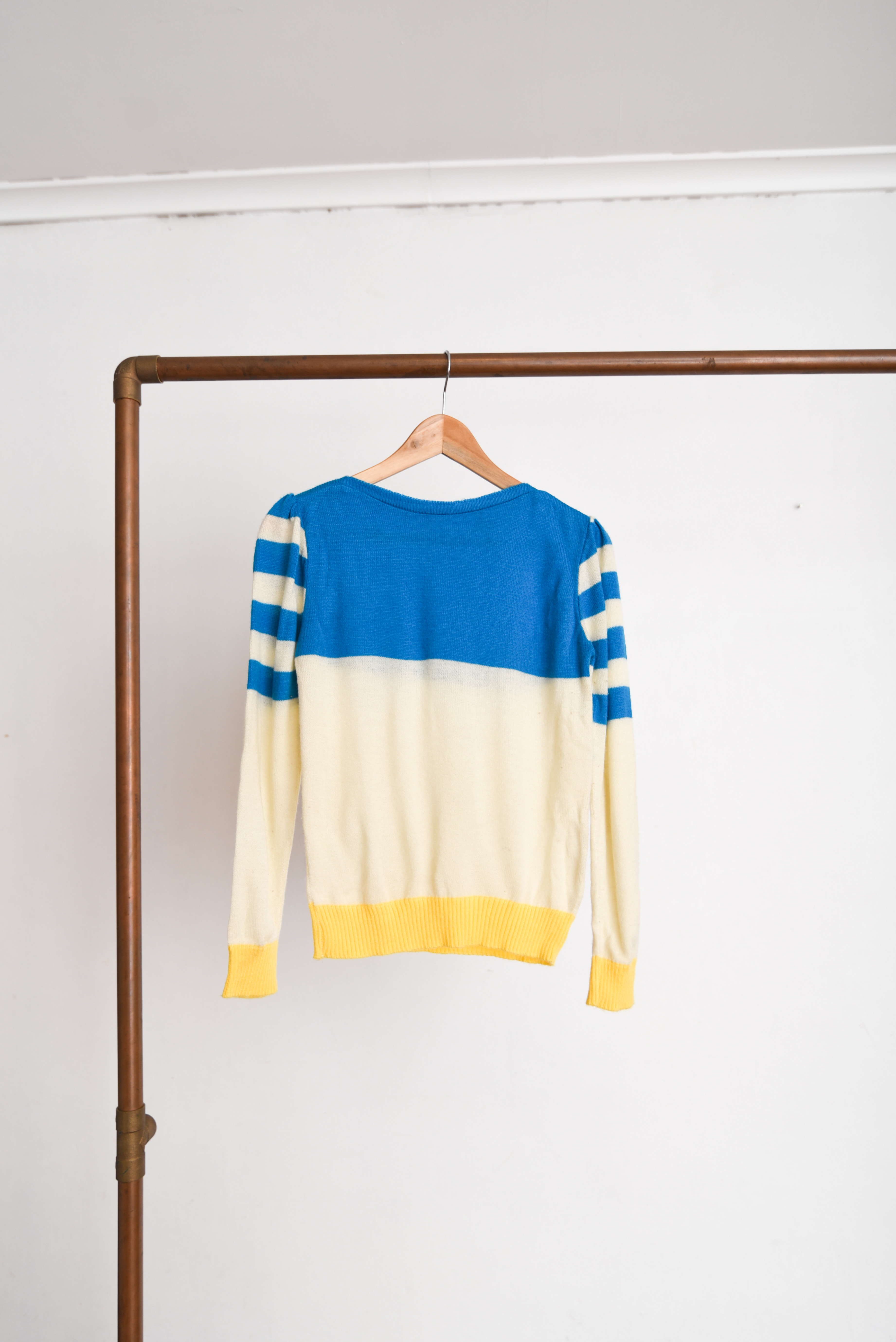Chaleco tricolor 70s