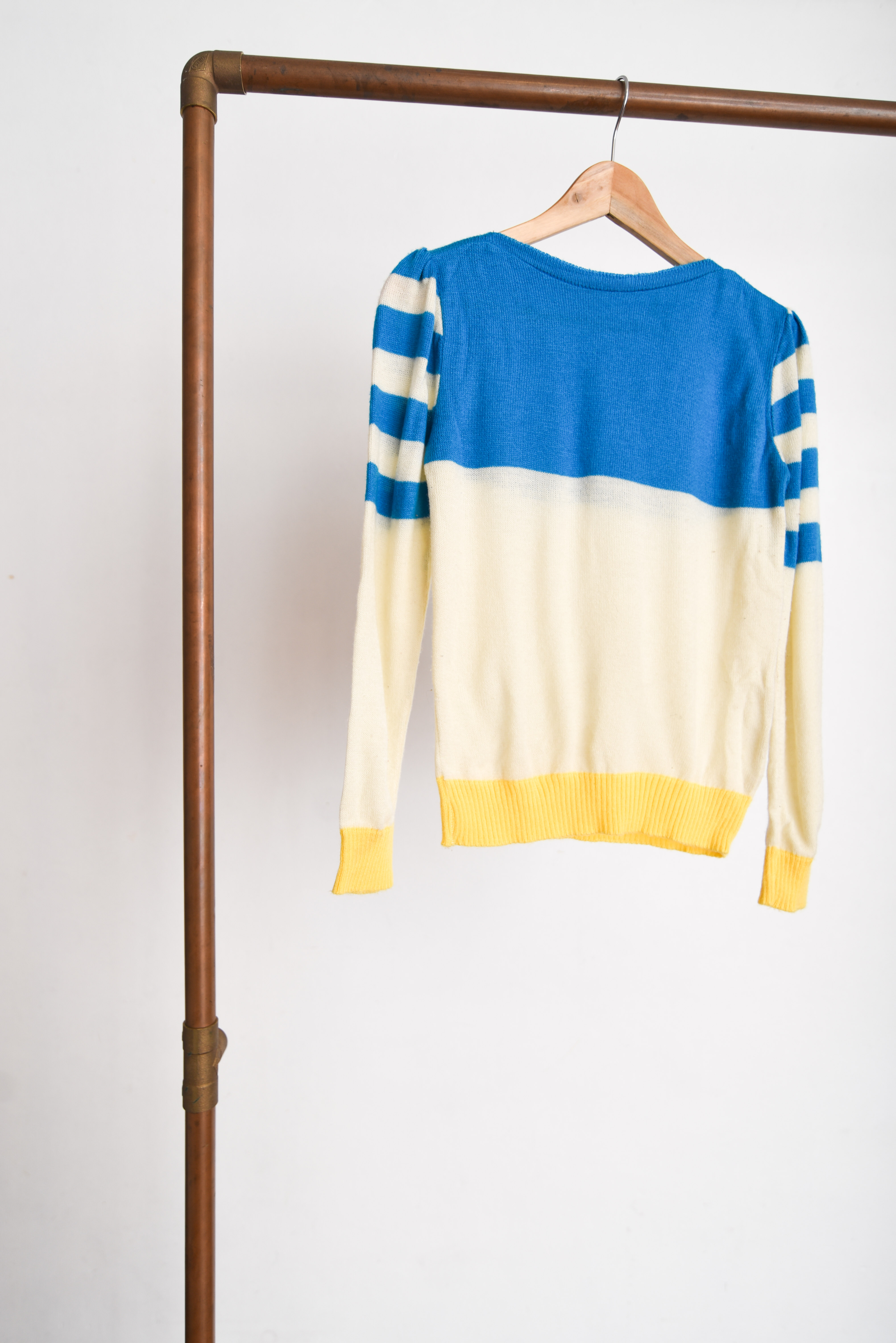 Chaleco tricolor 70s