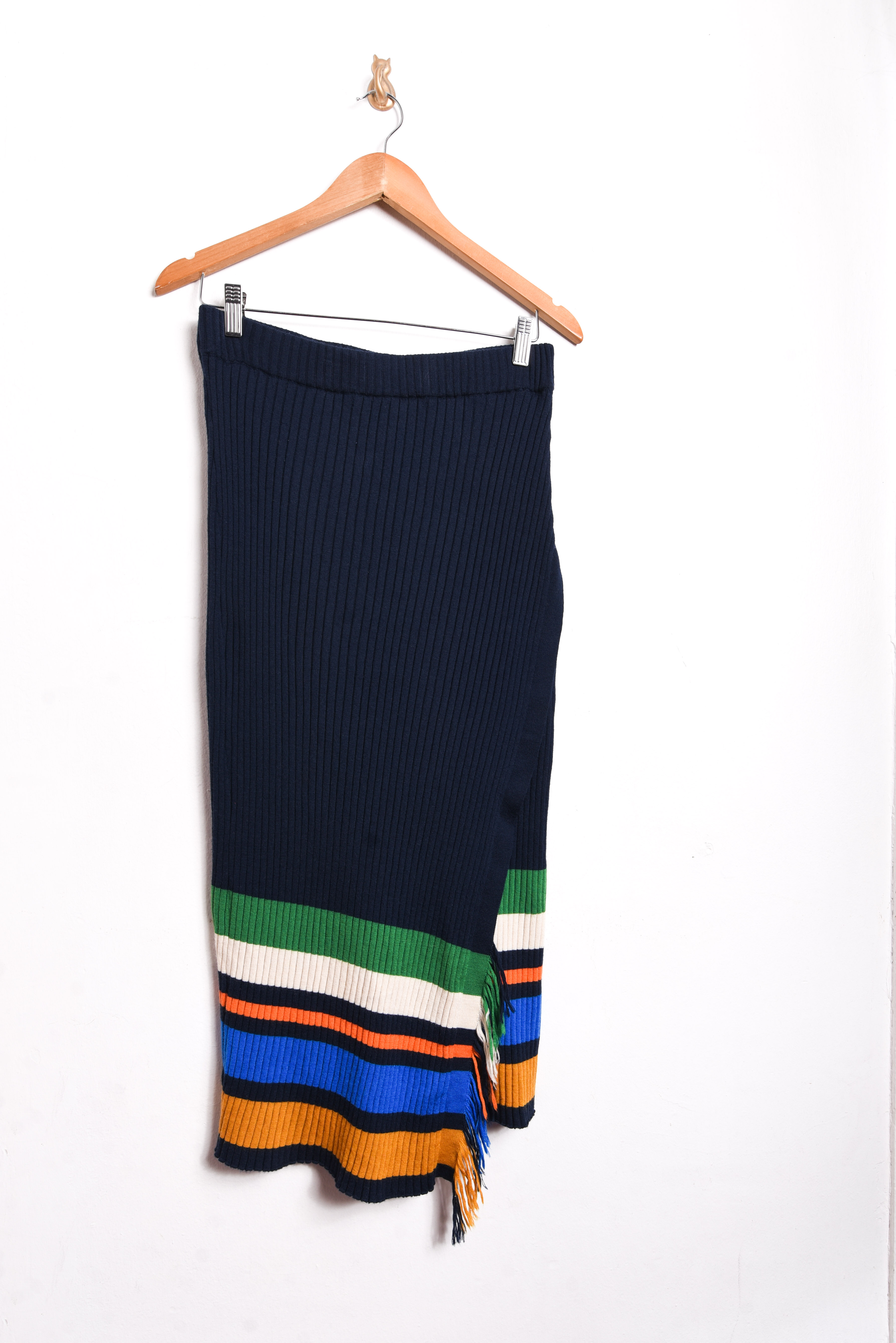 Falda knit multicolor lana merino