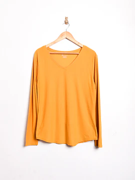 Top amarillo mostaza basic