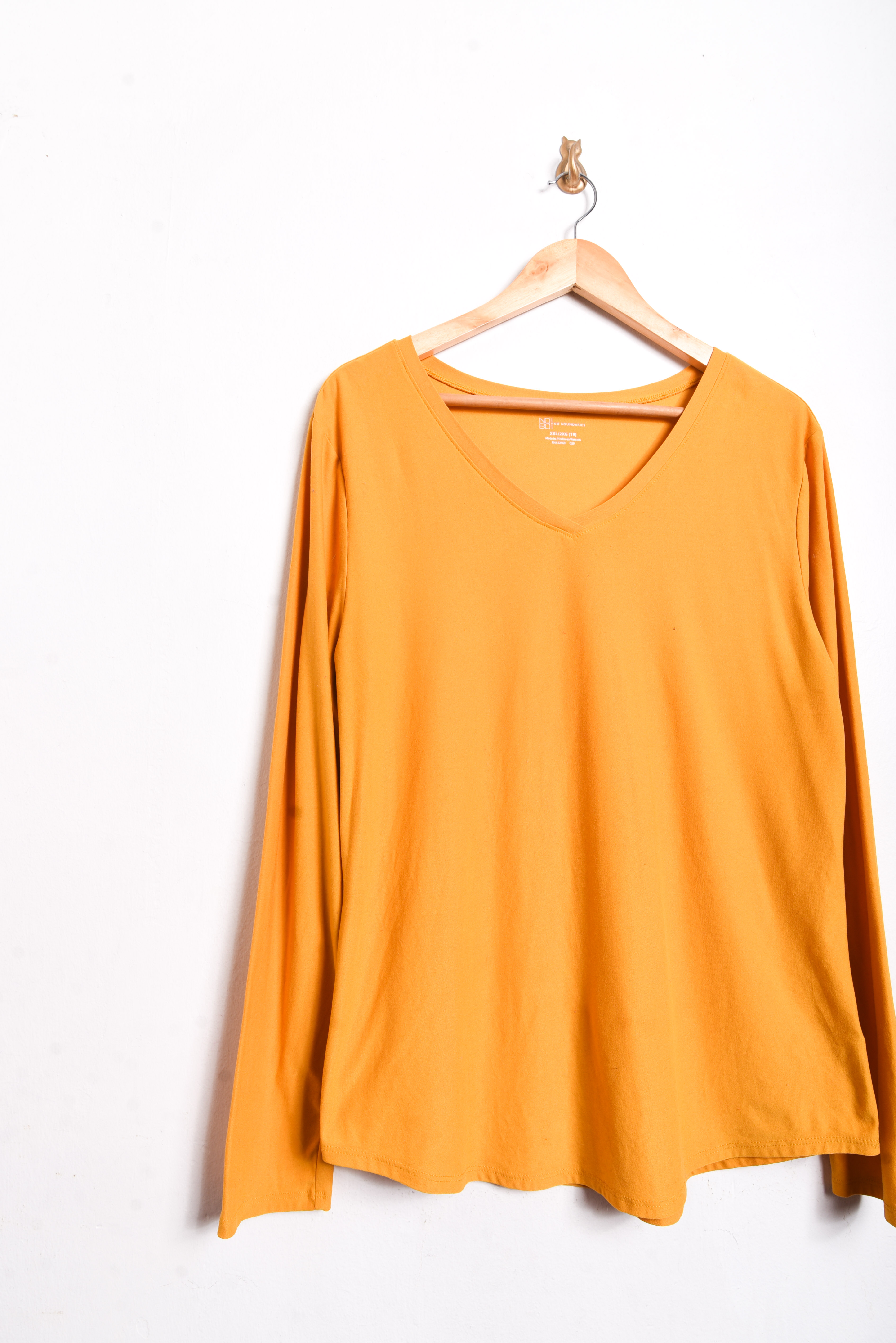 Top amarillo mostaza basic