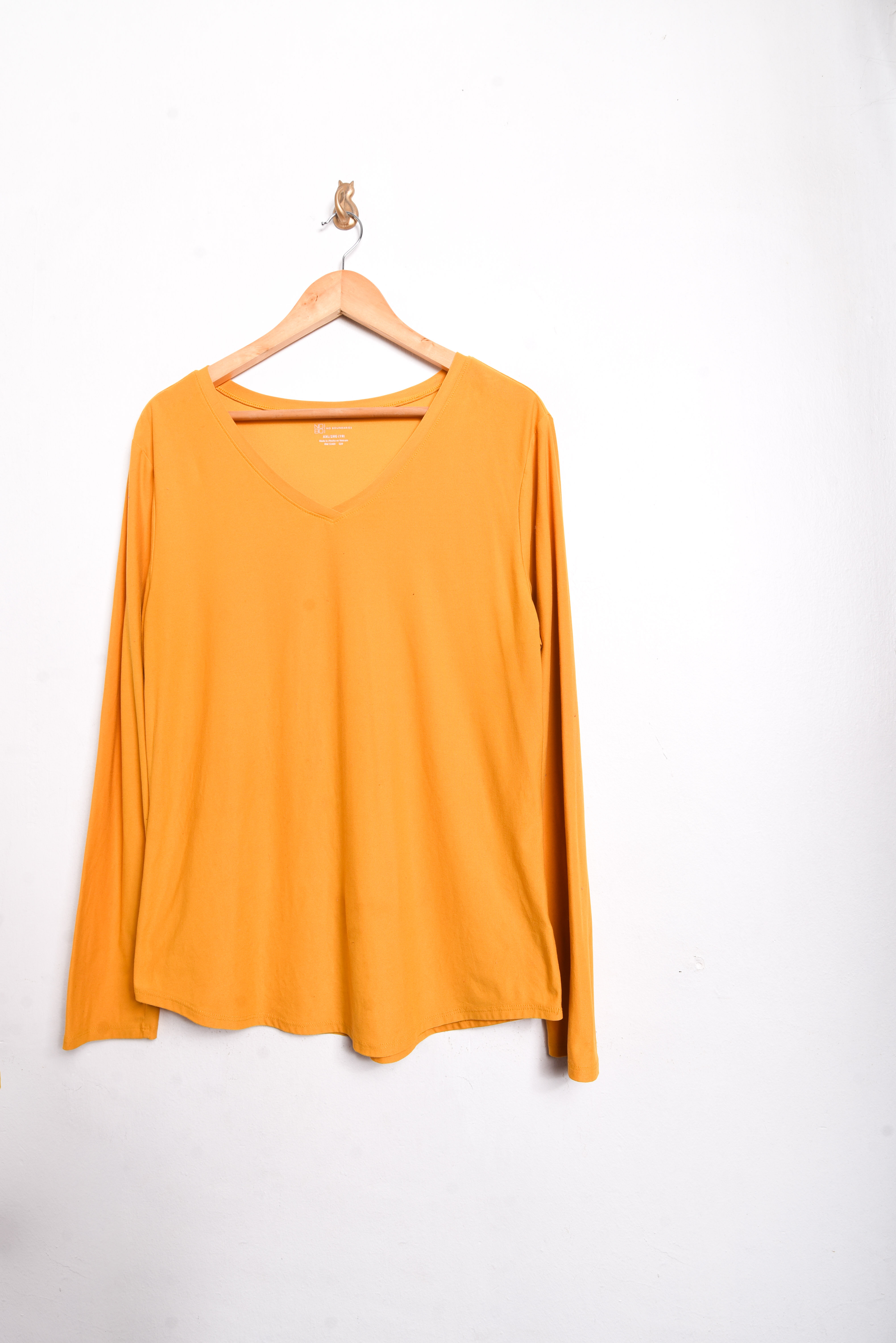 Top amarillo mostaza basic