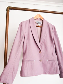 Blazer lana lavanda 90s