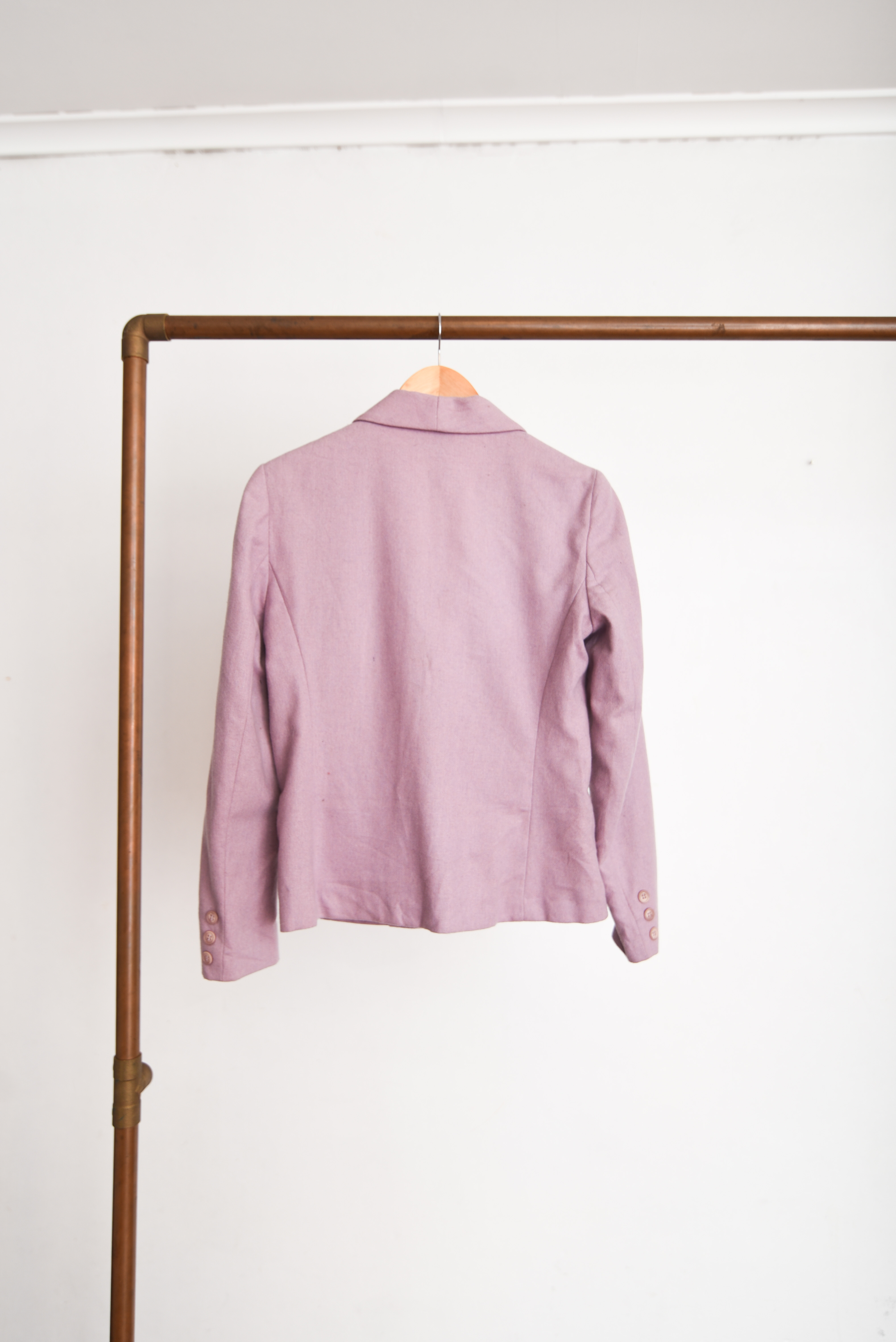 Blazer lana lavanda 90s