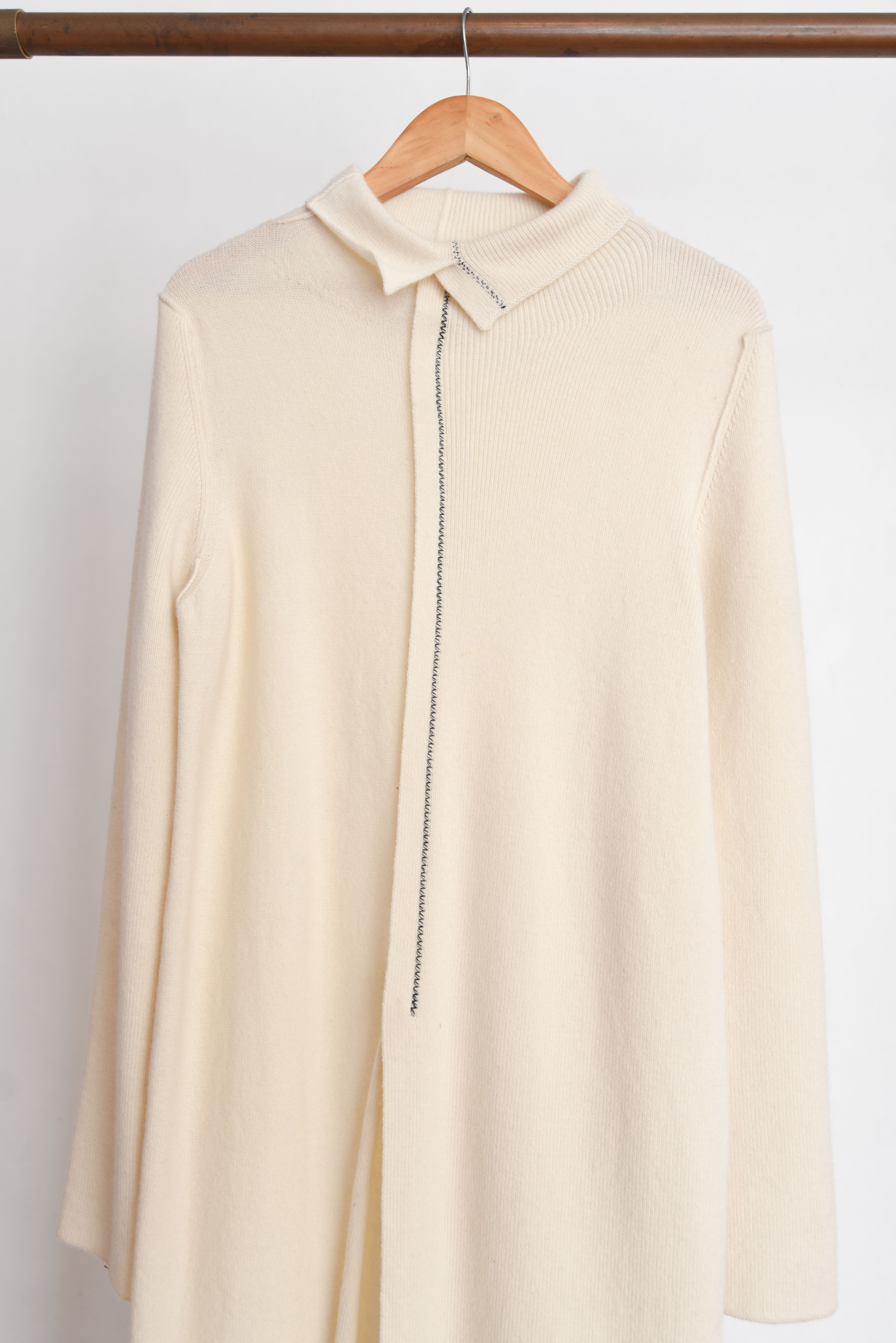Maxi vestido tejido Jil Sander