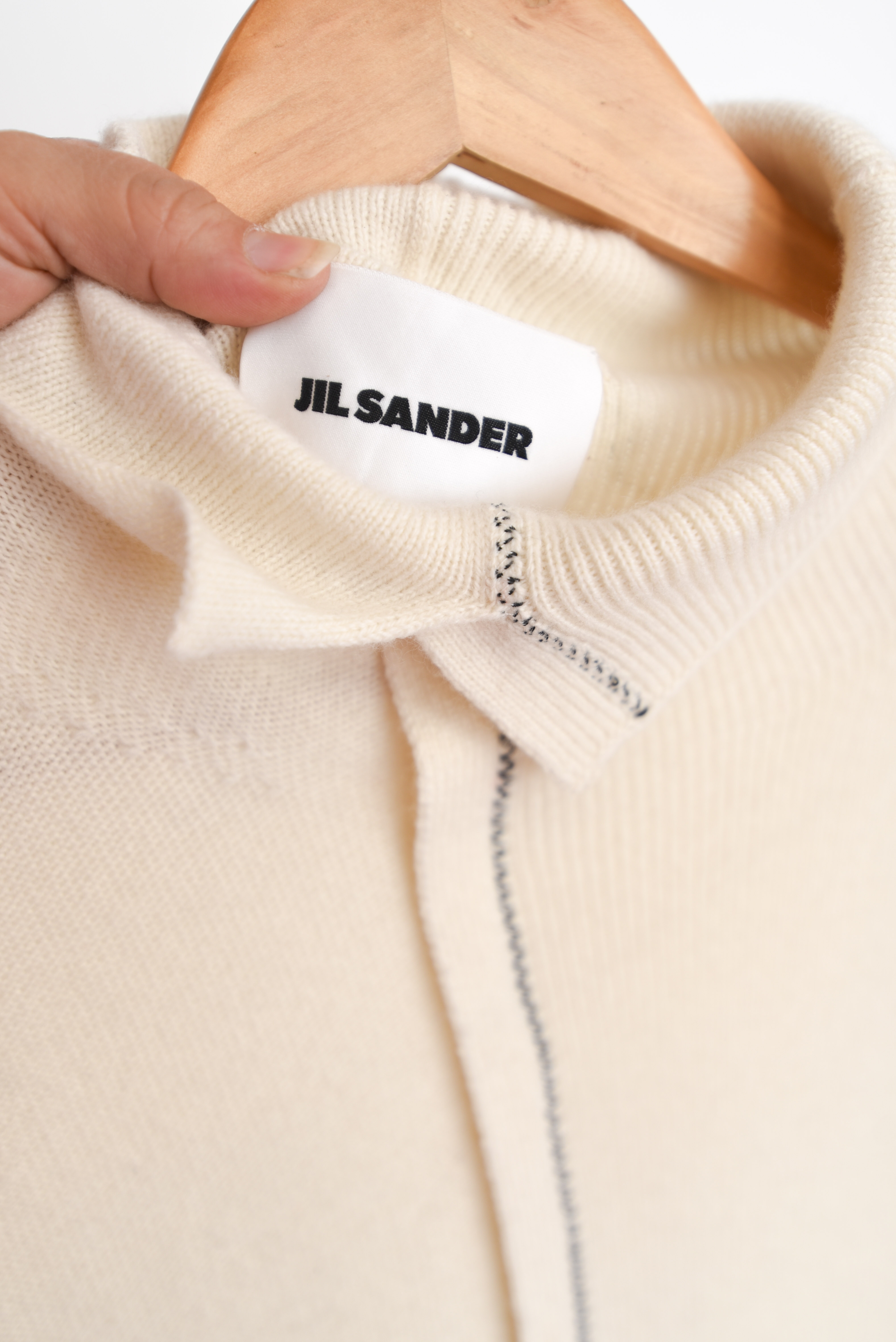 Maxi vestido tejido Jil Sander