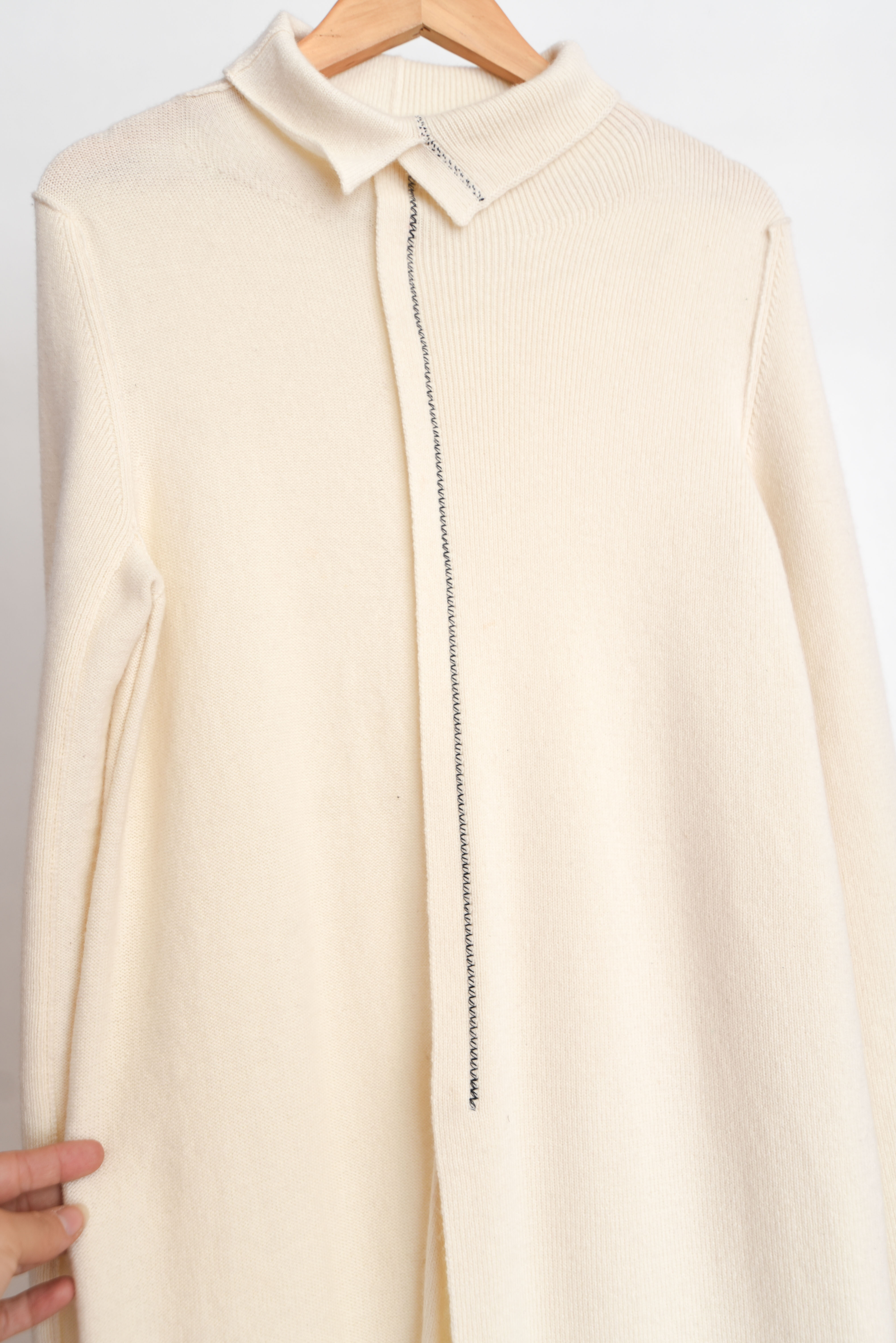 Maxi vestido tejido Jil Sander