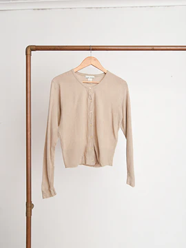 Cardigan nude 90s