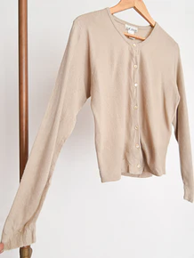 Cardigan nude 90s