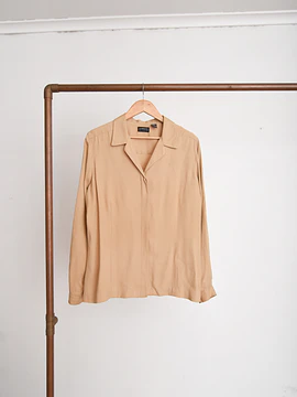 Blusa silk 90s café