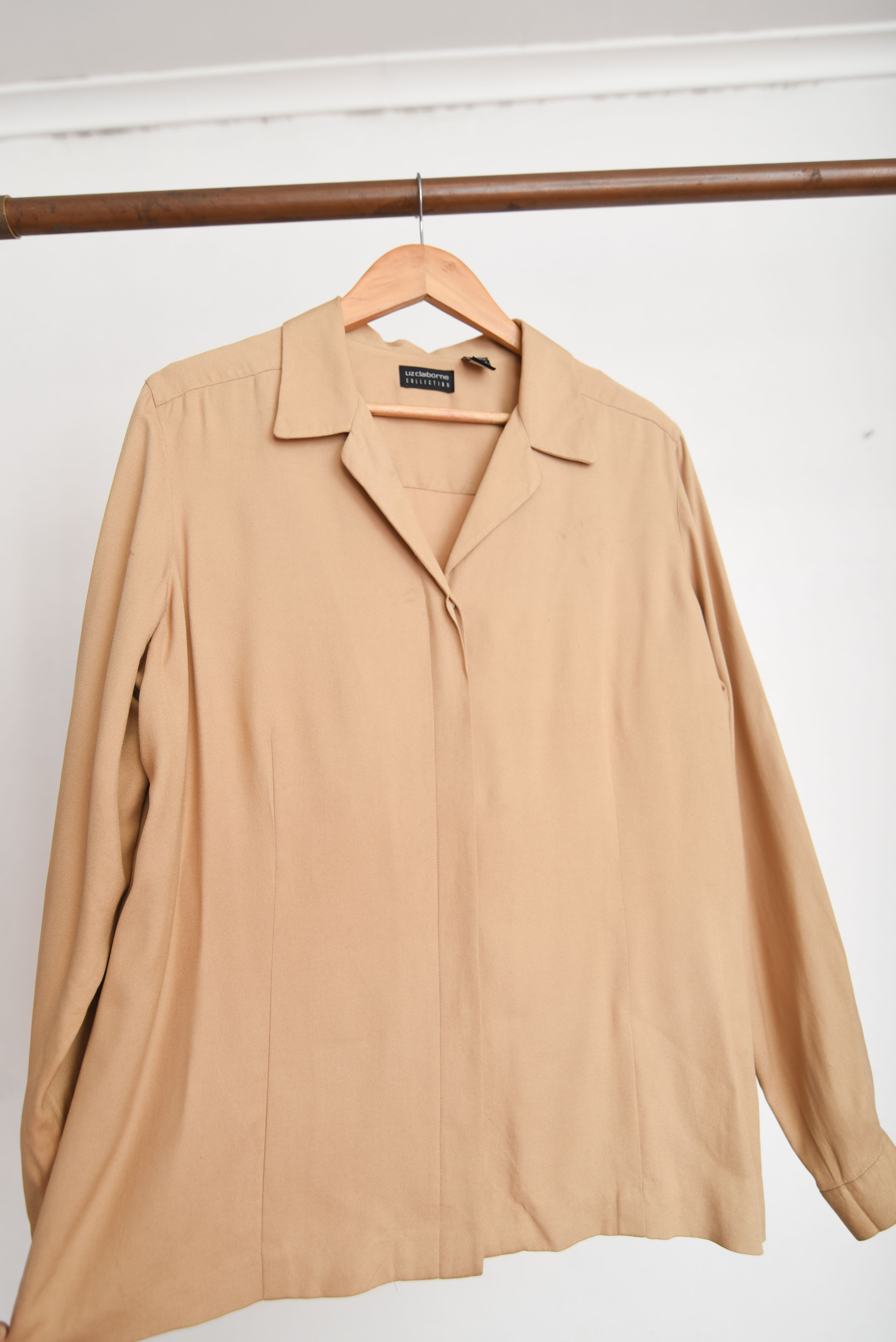 Blusa silk 90s café