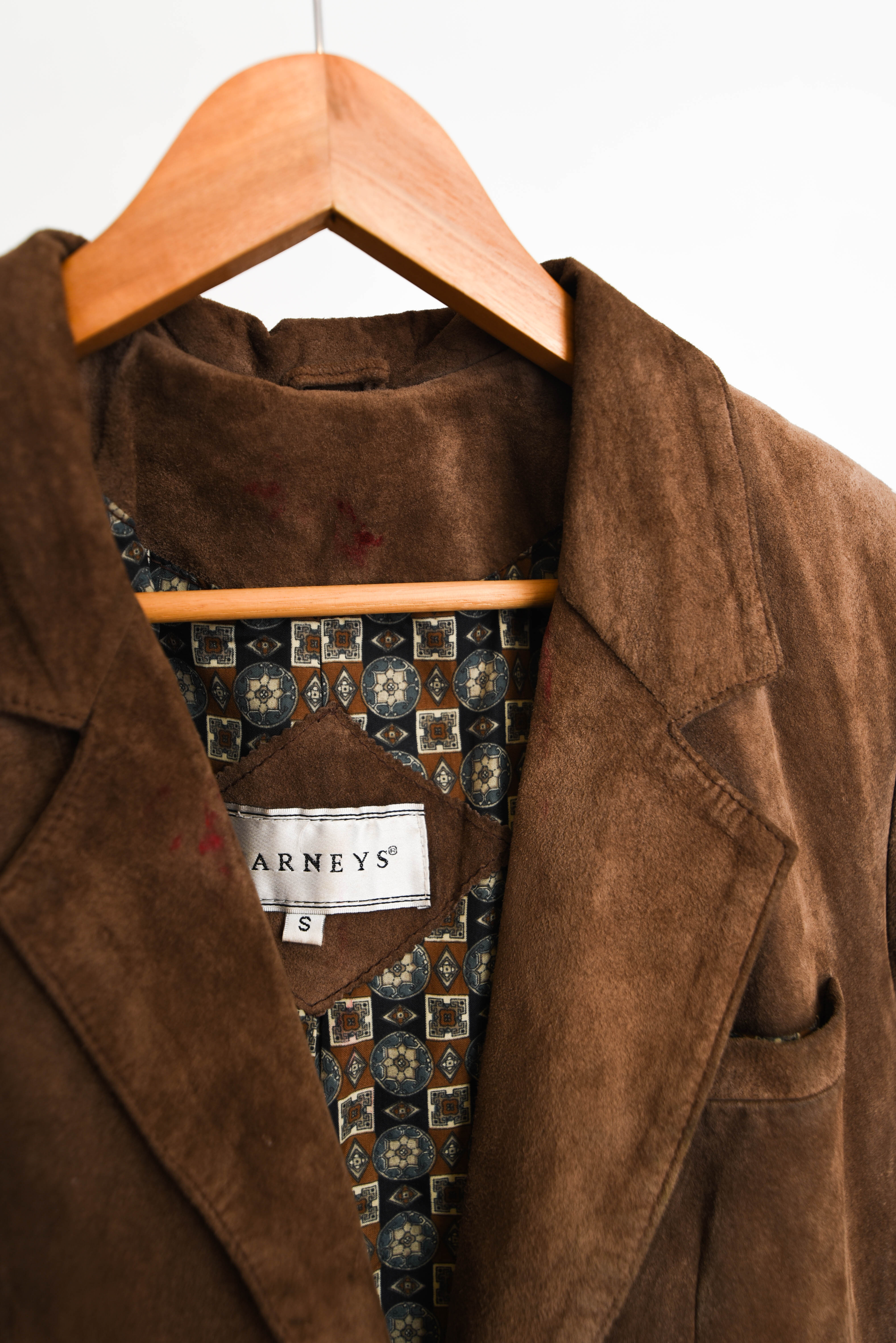 Blazer café gamuza vintage