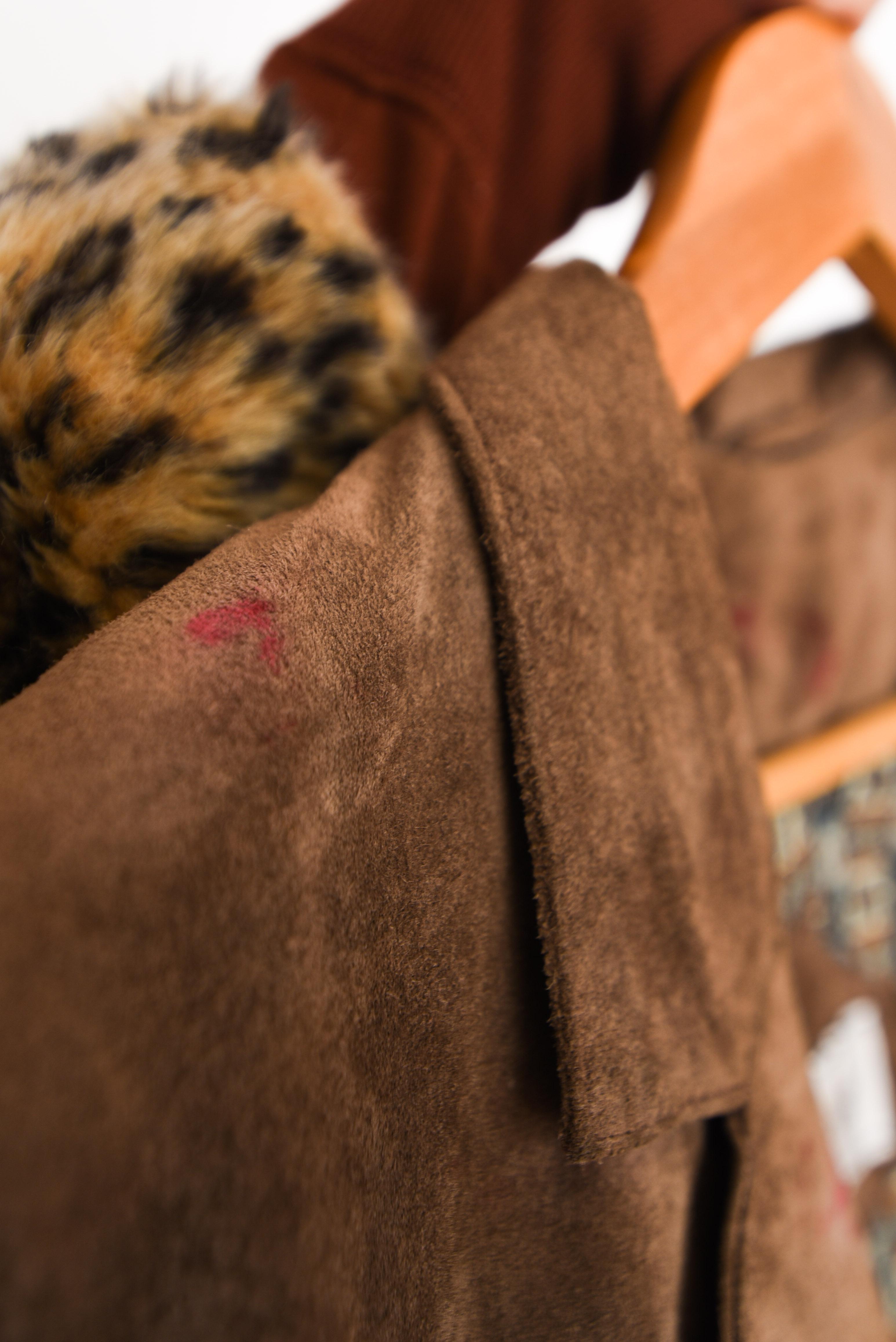 Blazer café gamuza vintage