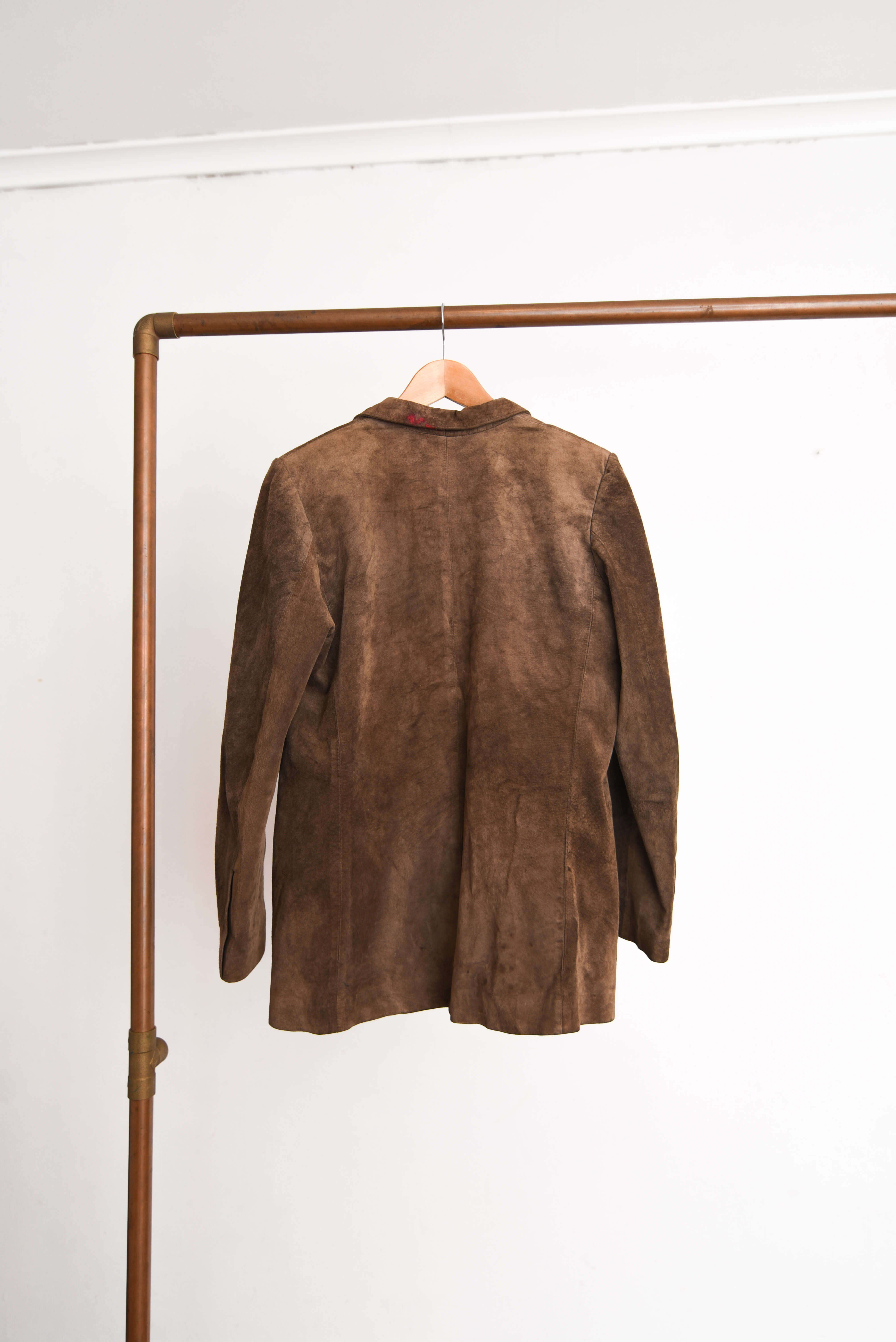 Blazer café gamuza vintage