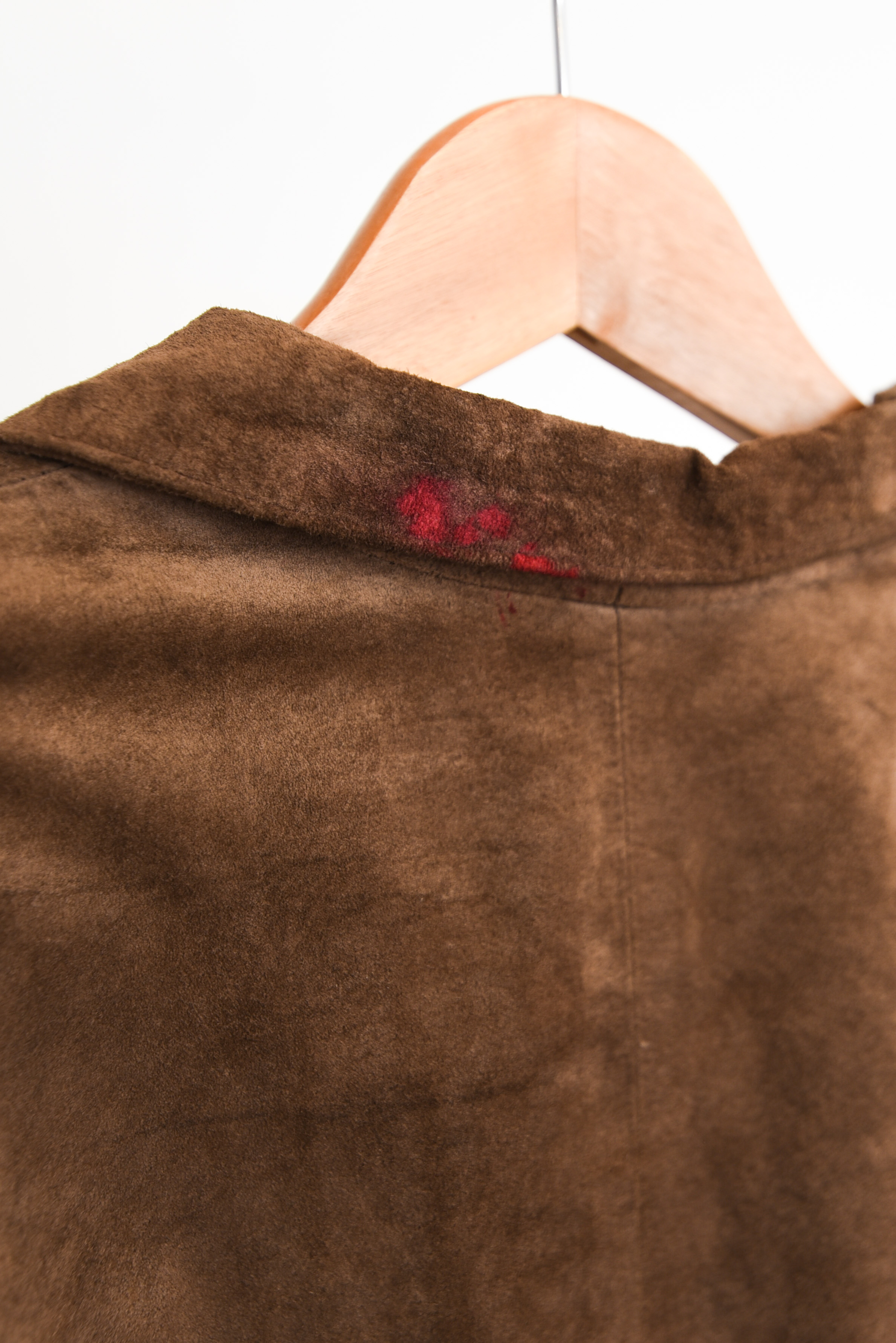Blazer café gamuza vintage