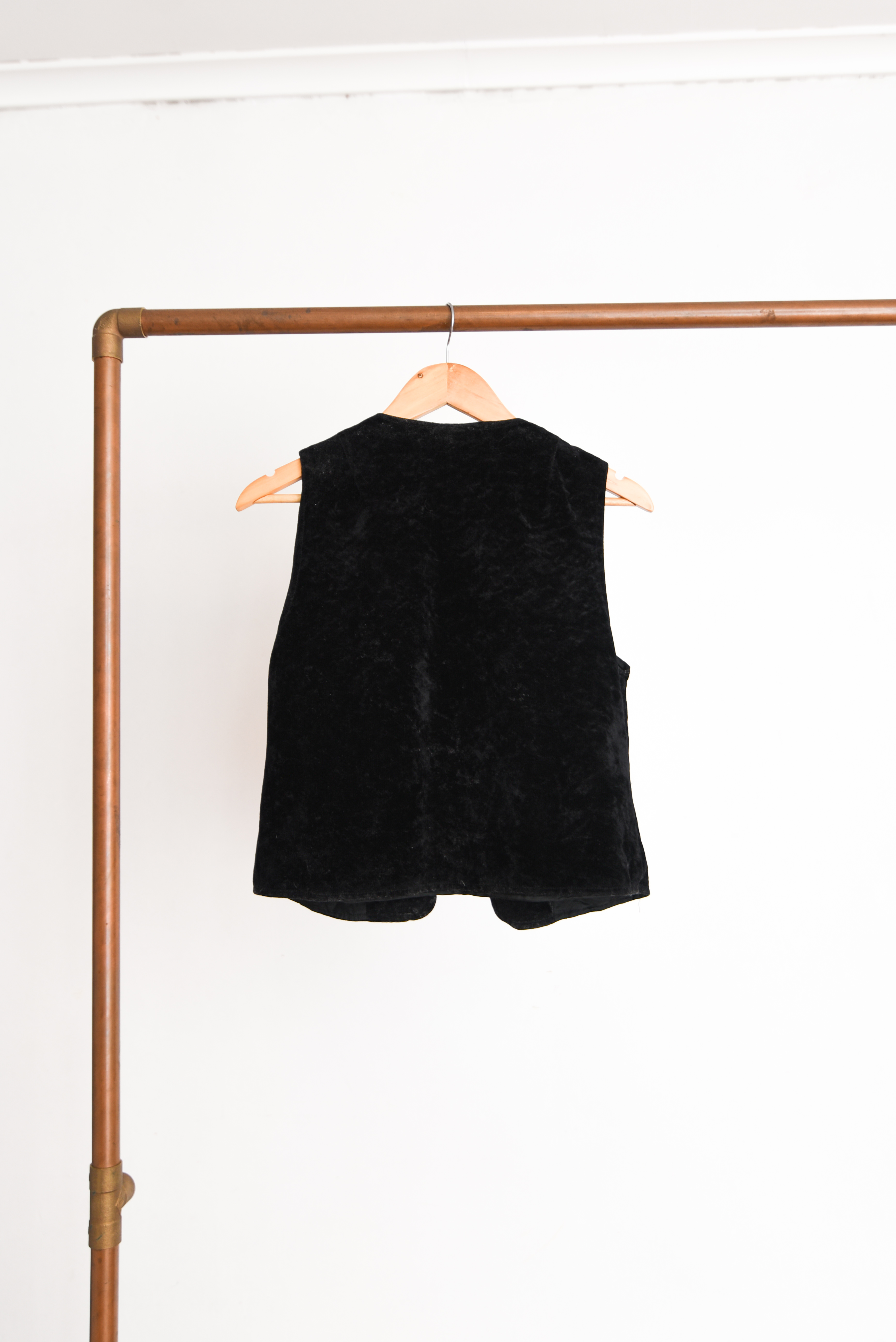 Vest negro terciopelo