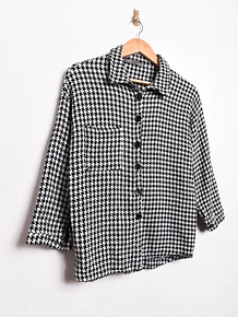 Sobrecamisa b&w pata de gallo