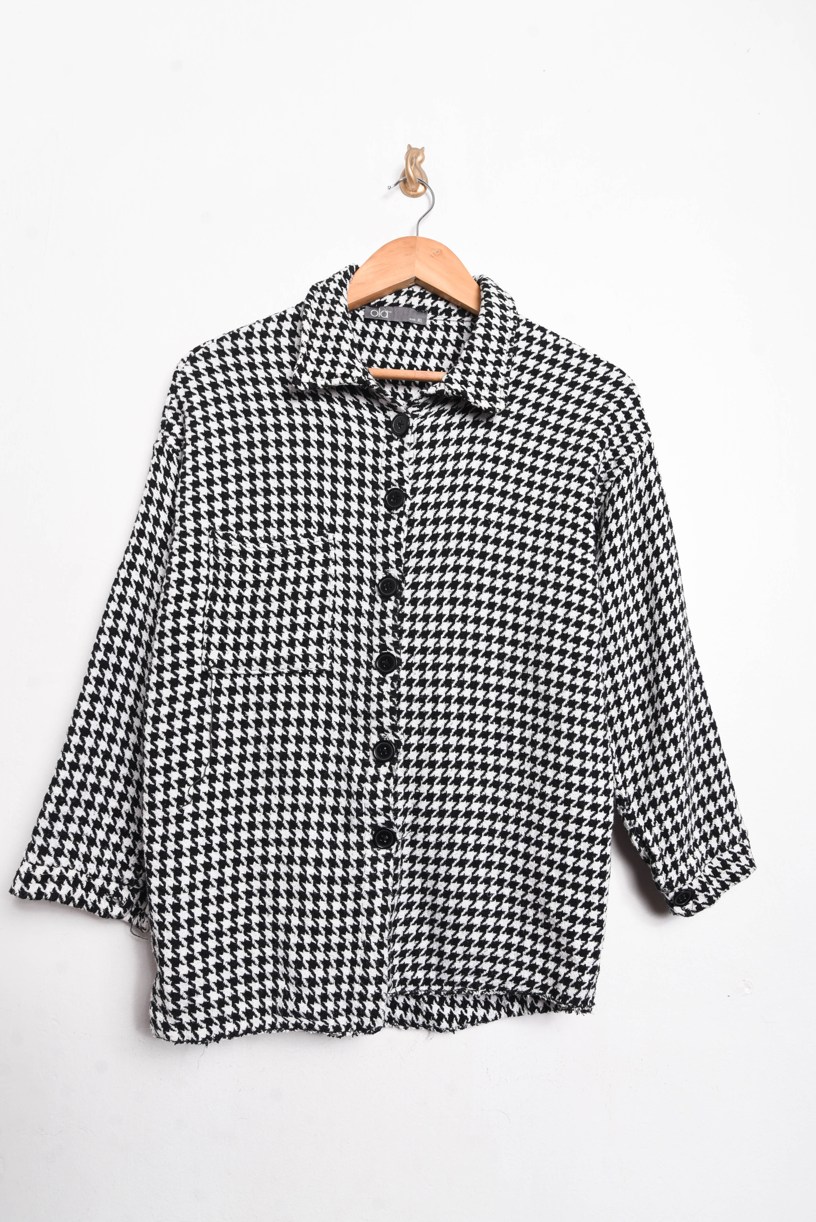 Sobrecamisa b&w pata de gallo