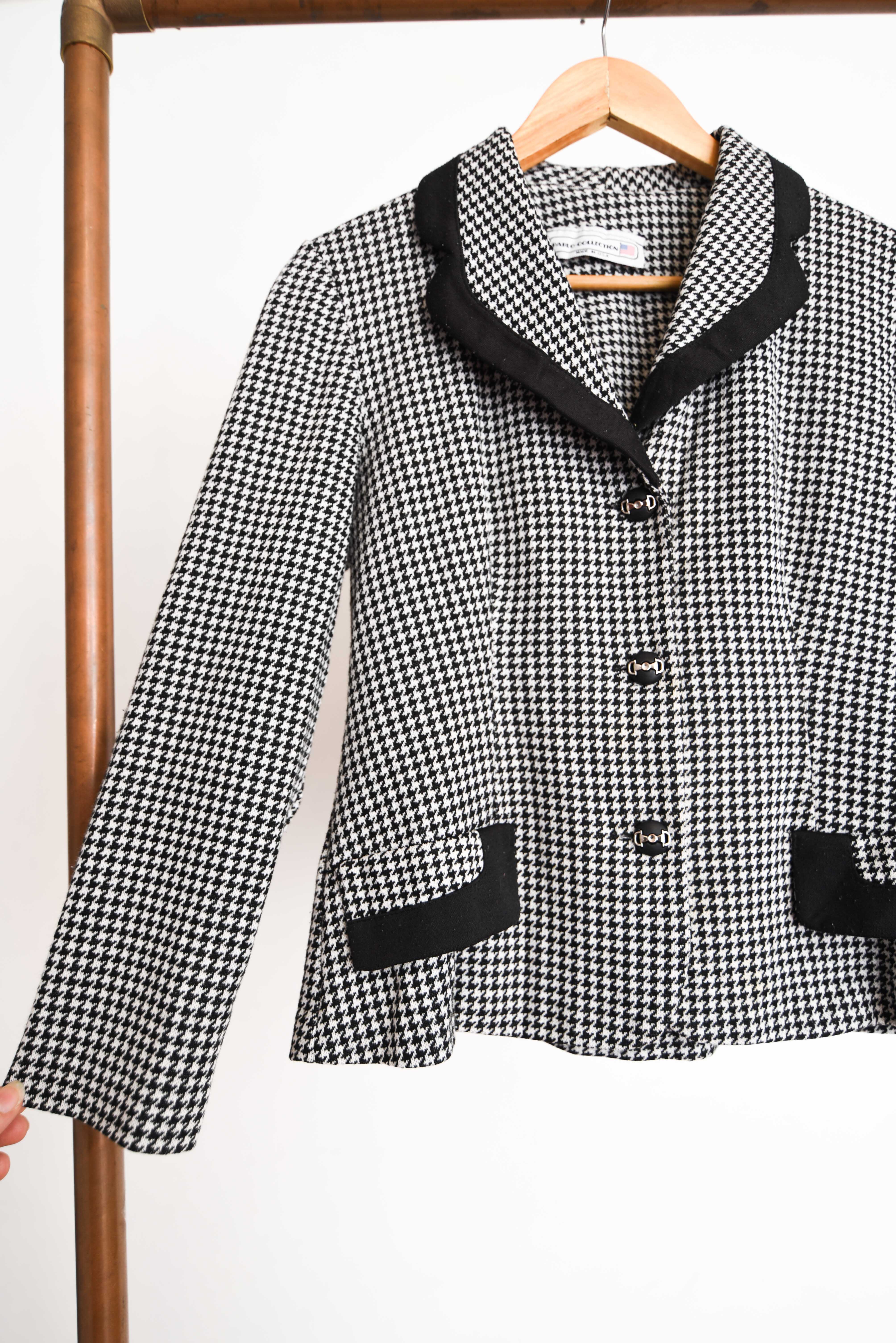 Blazer pata de gallo vintage