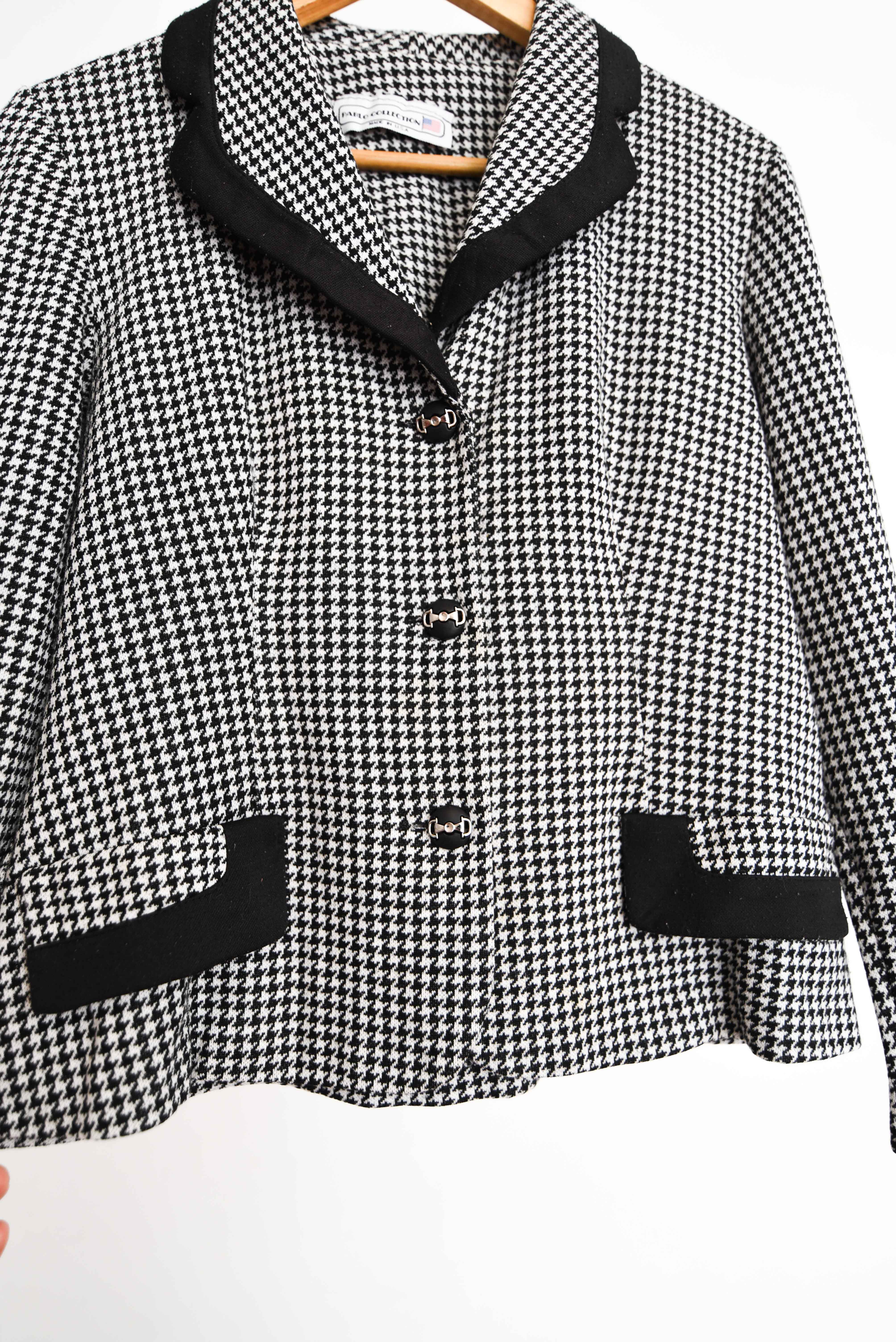 Blazer pata de gallo vintage