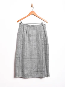 Falda gris Gales vintage