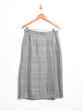 Falda gris Gales vintage