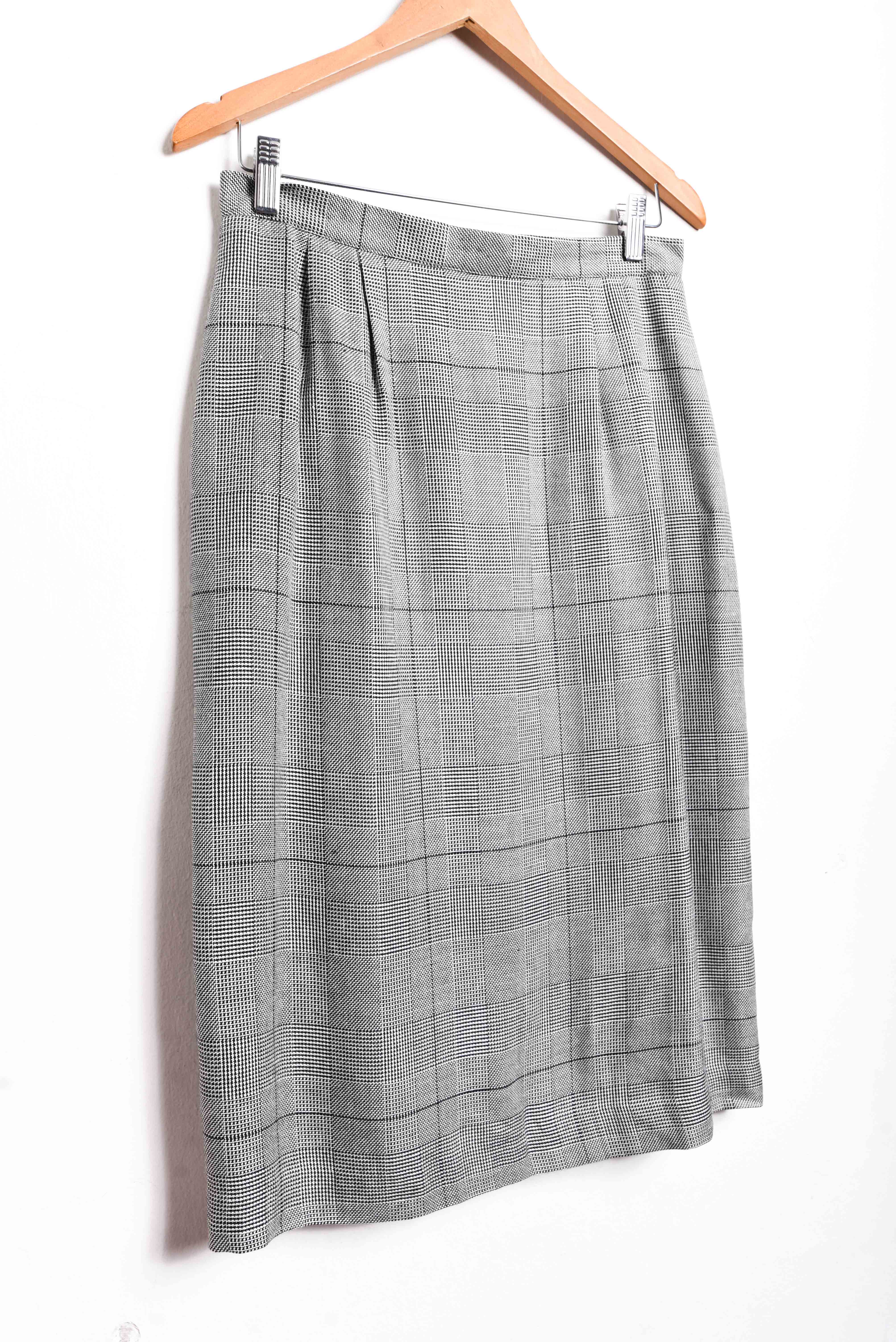 Falda gris Gales vintage