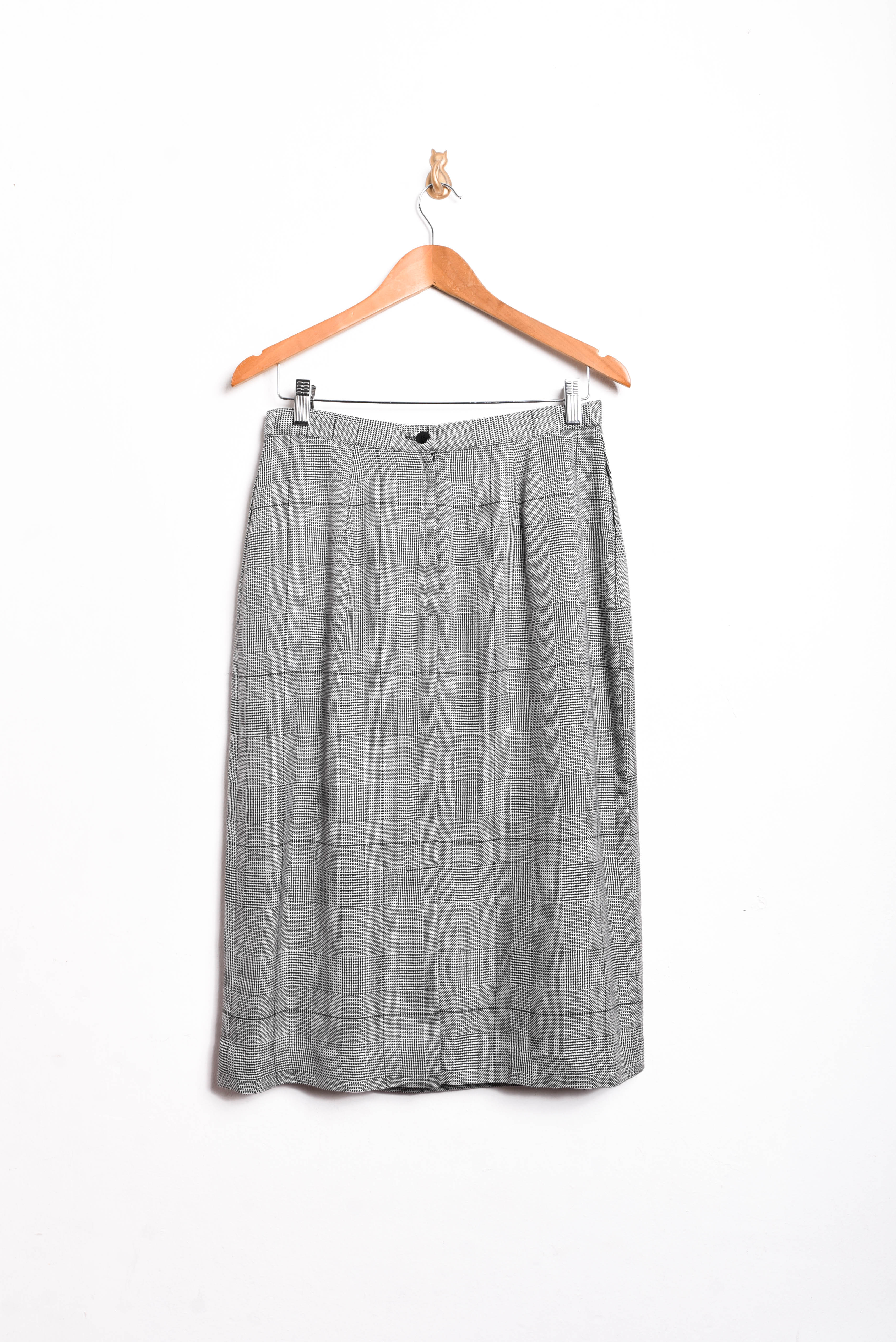 Falda gris Gales vintage