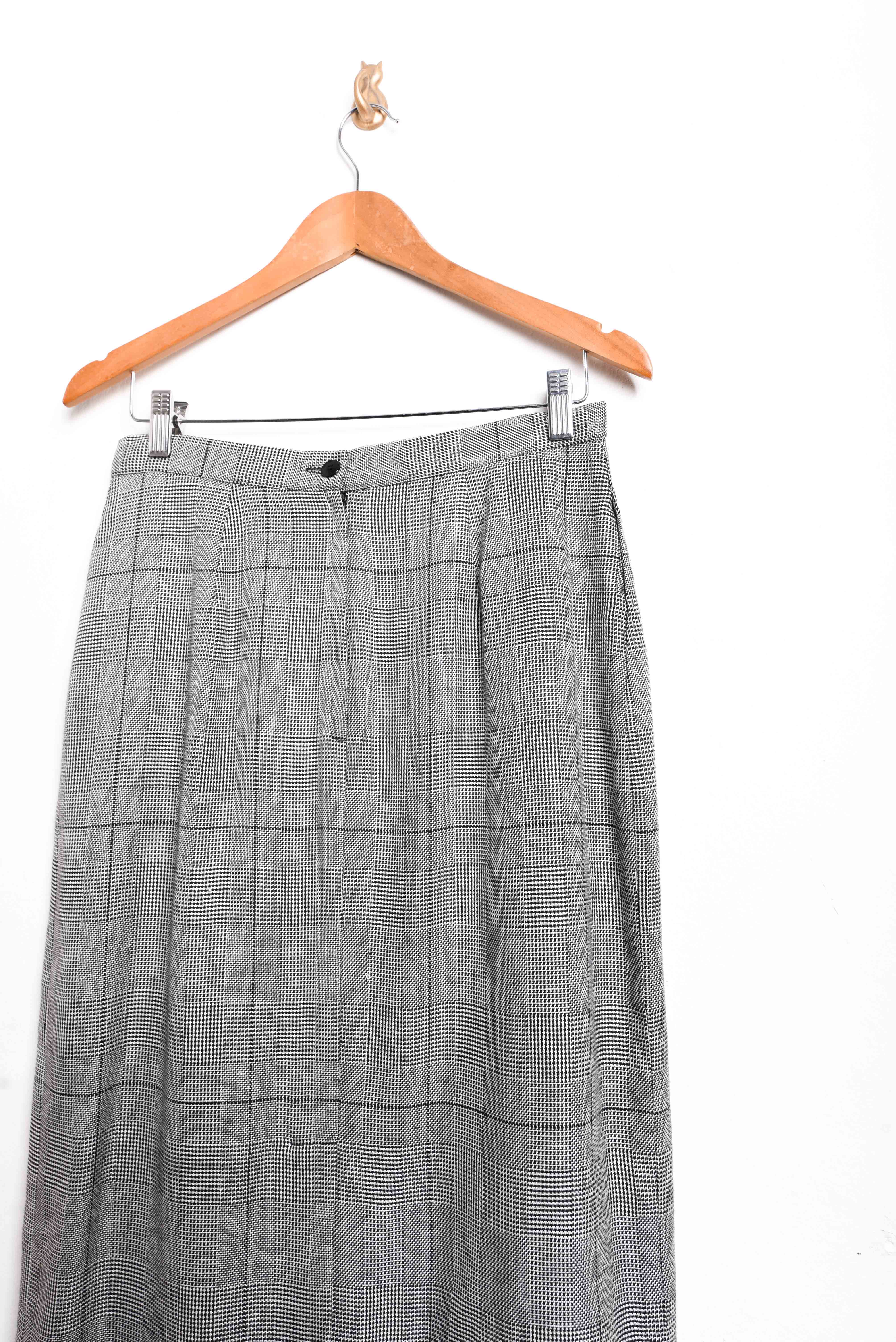 Falda gris Gales vintage