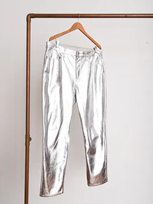 Pantalón silver tiro alto 